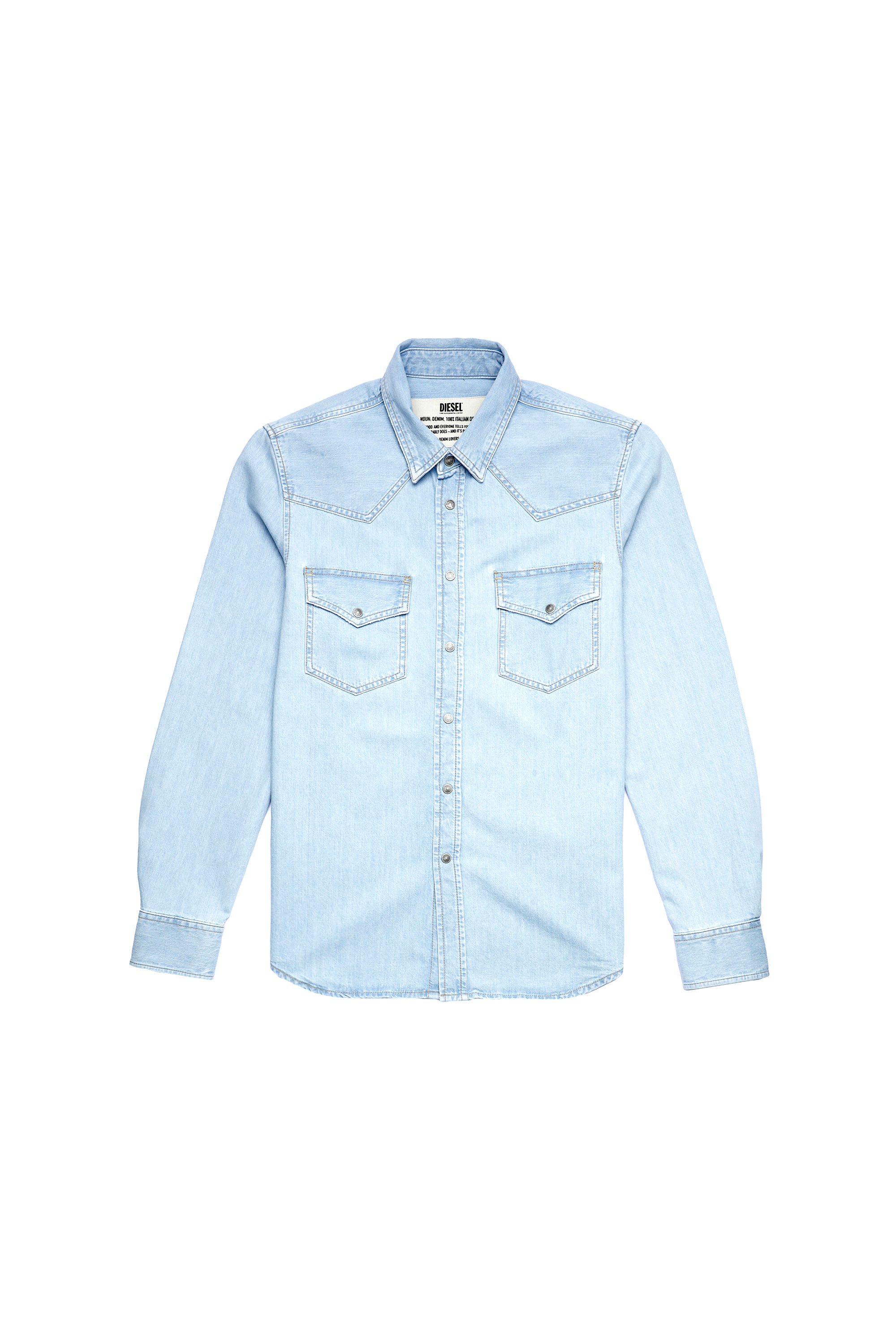D-EAST-P1, Azul Claro - Camisas de Denim