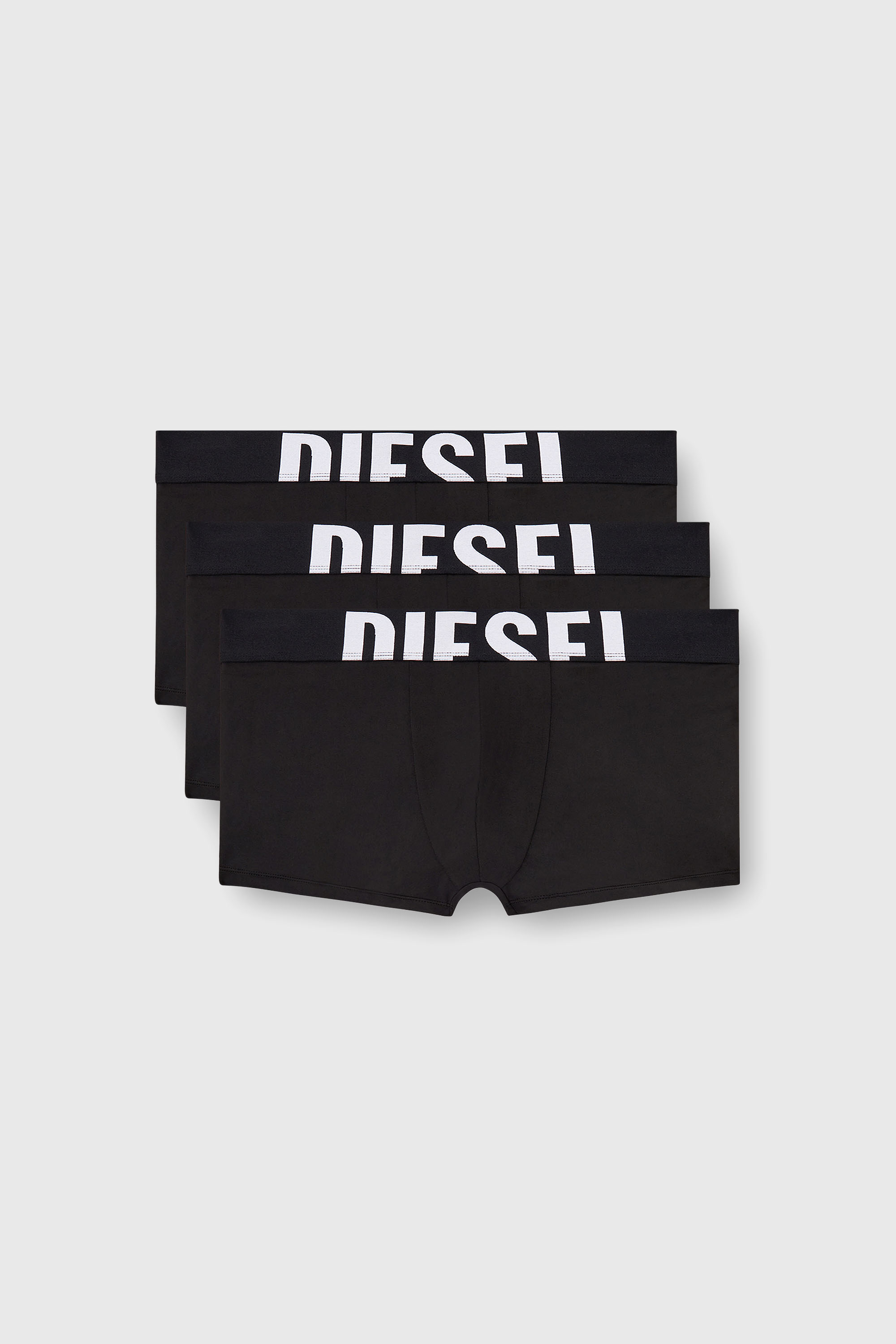 Diesel - DAMIEN-D-POP-3PACK-55, Paquete de tres b&oacute;xers ajustados de microfibra Hombre in Negro - 1