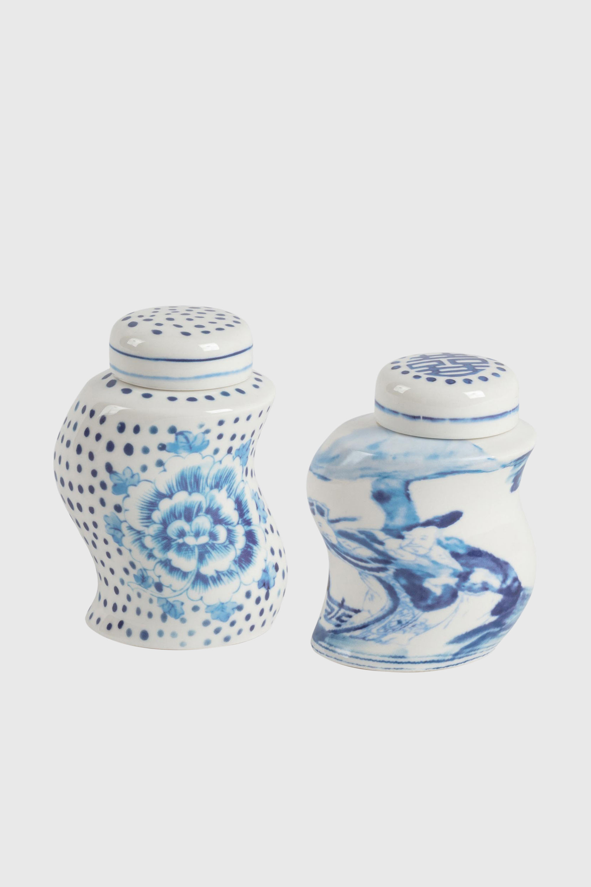 Diesel - 11289 PORCELAIN SPICES SHAKER SET "CLASS, Set de especieros de porcelana Unisex in Multicolor - 1