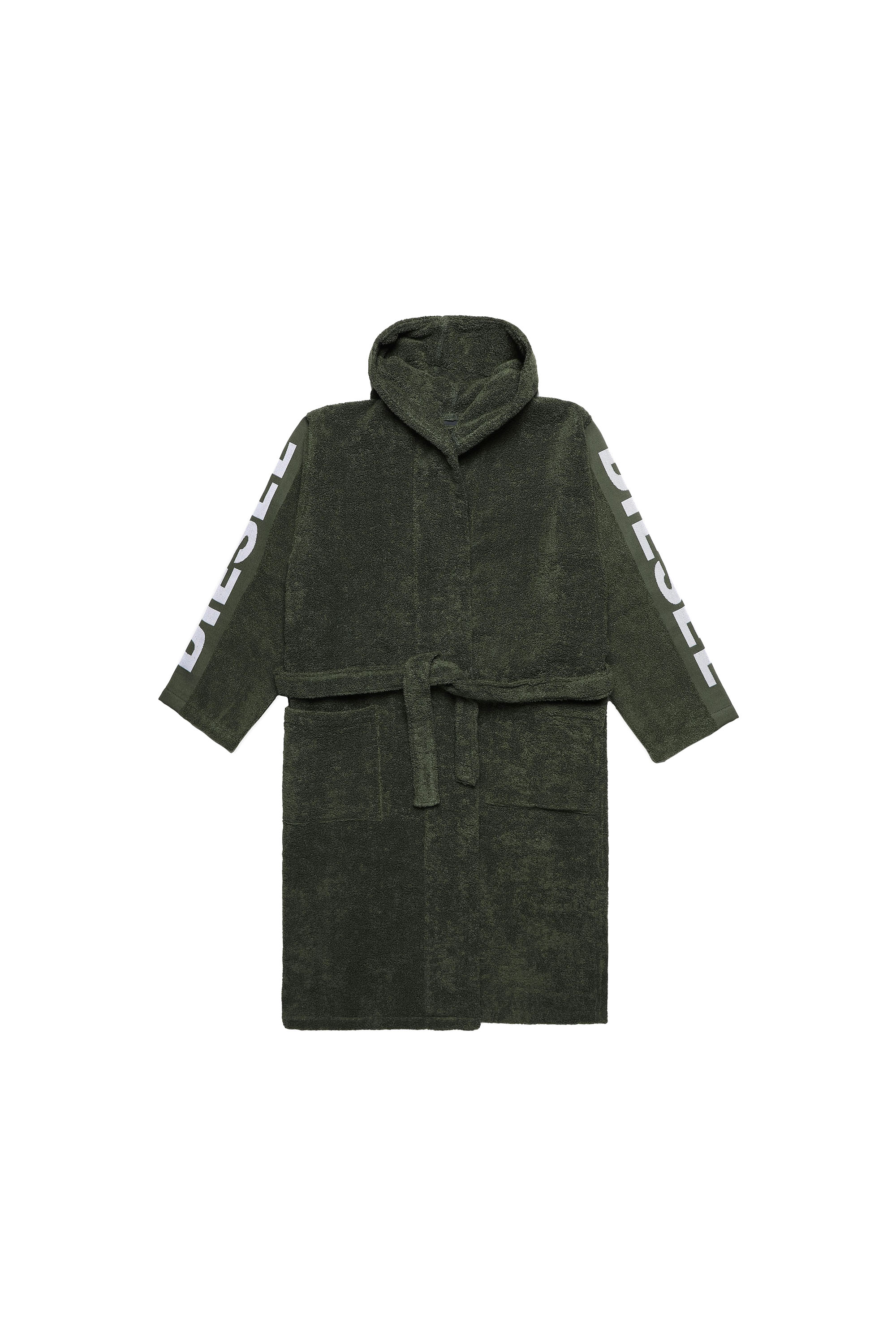 Diesel - ACC  SPORT LOGO CAP L/XL, Bata de baño con capucha SPORT LOGO, L/XL Unisex in Verde - 2