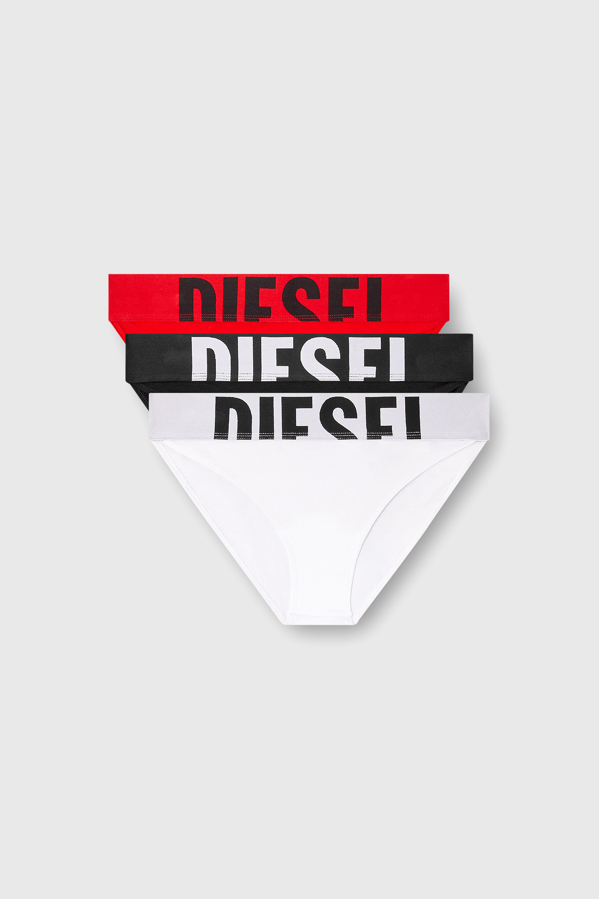 Diesel - LOLA-D-POP-3PACK, Paquete de tres bragas con logotipo recortado Mujer in Multicolor - 1