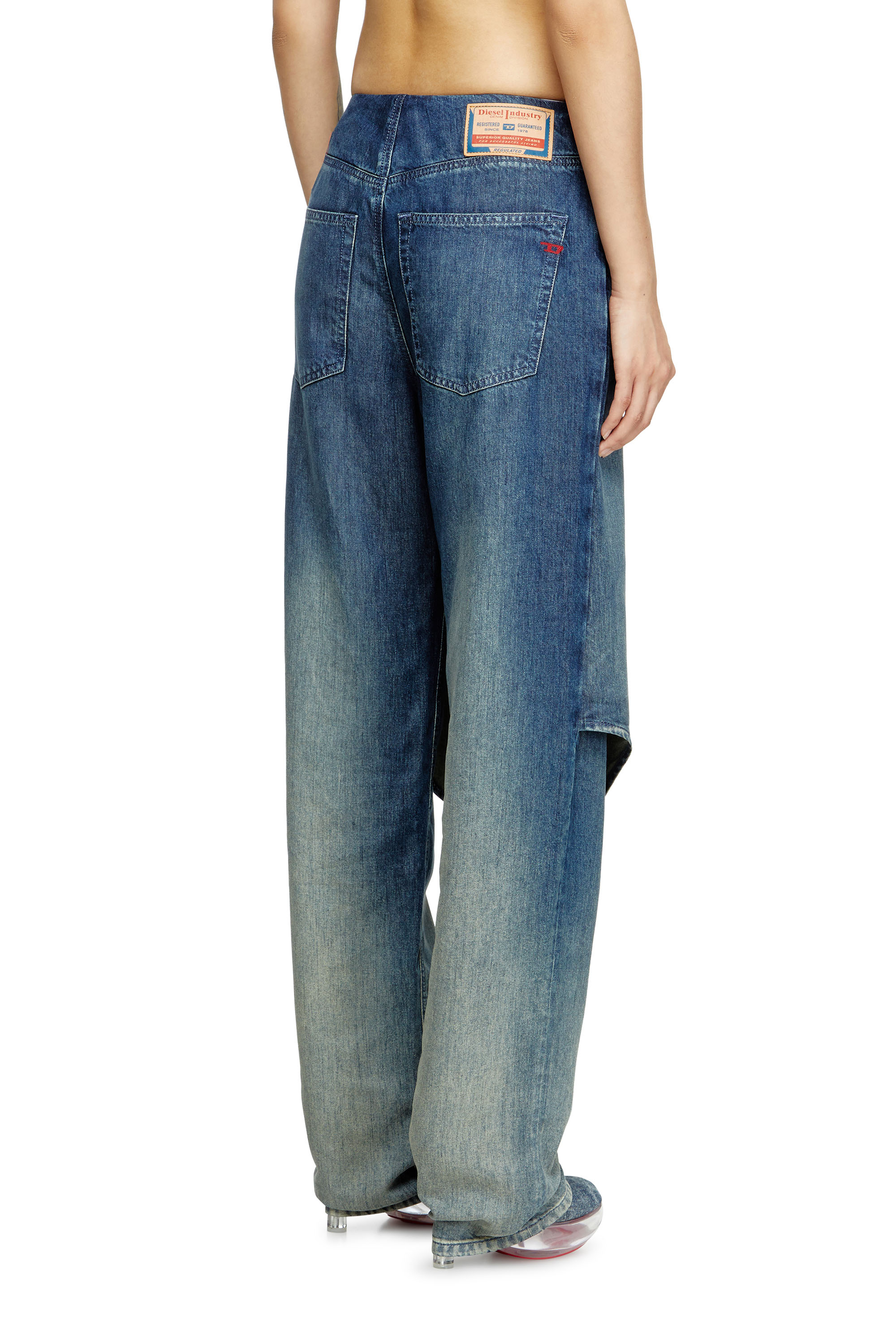 Diesel - Regular Jeans D-Arky 068SZ Mujer, Azul Oscuro - 3