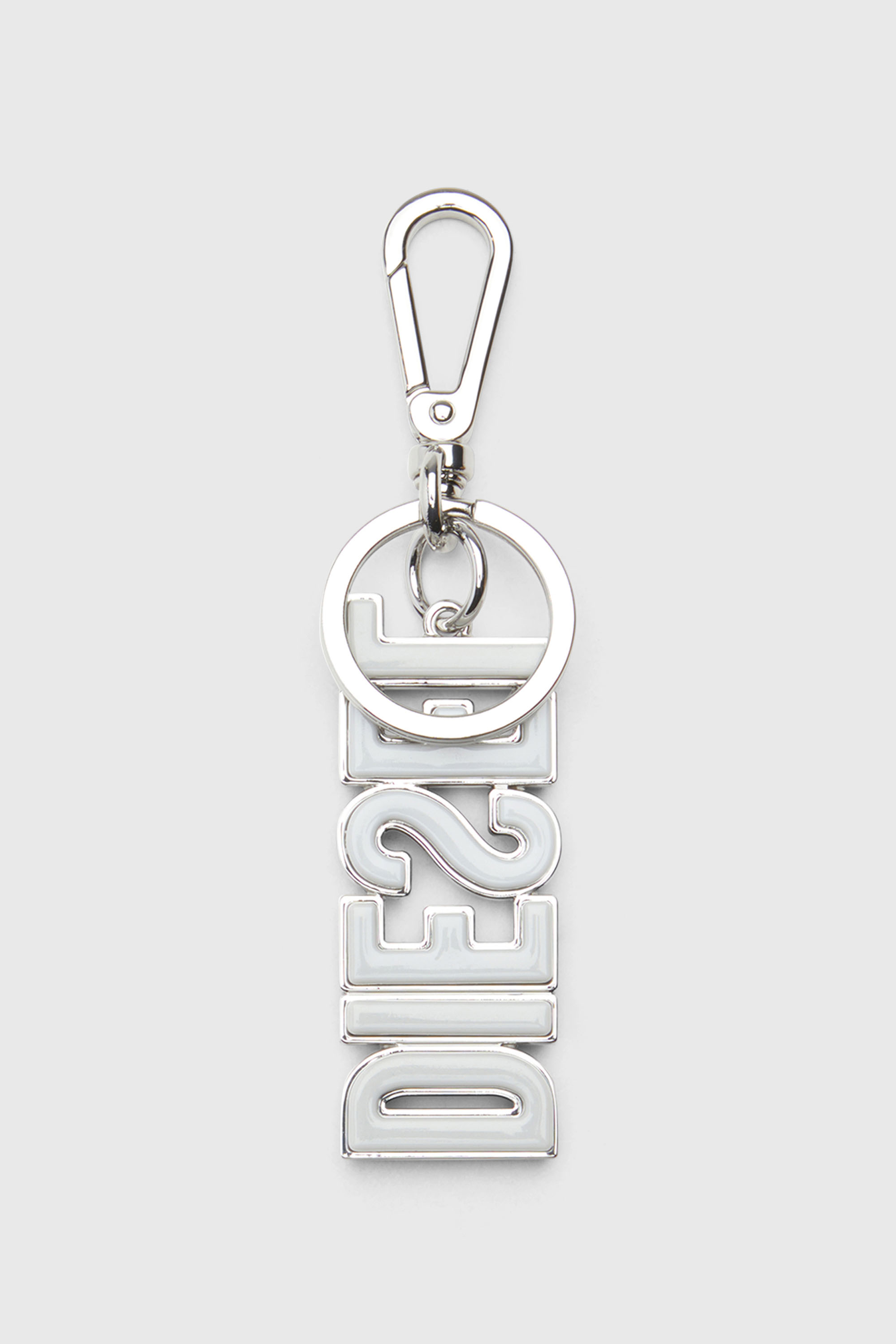 Diesel - DSL 3D KEY RING, Llavero DIESEL de metal y resina Hombre in Negro - 2