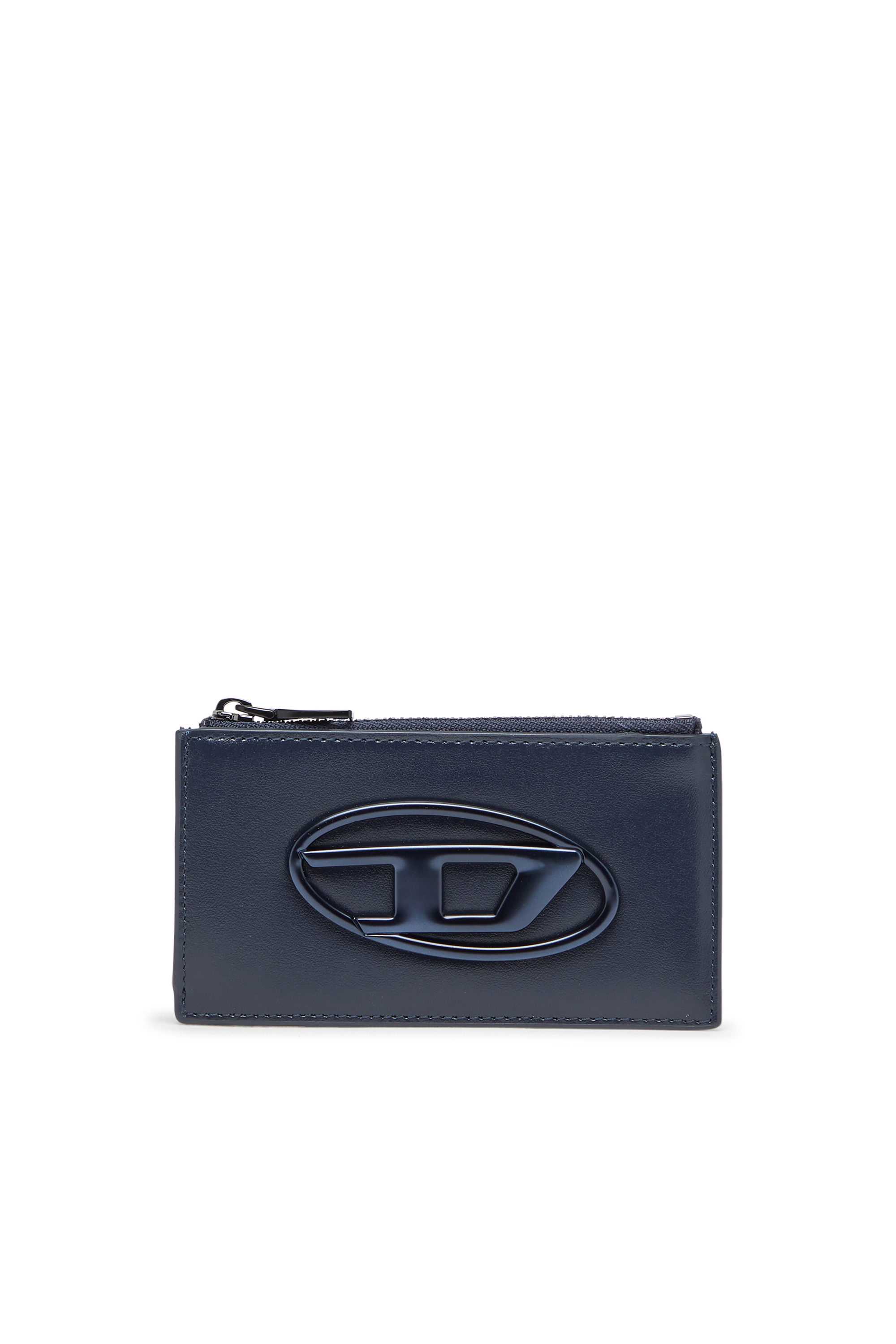 Diesel - HOLI-D CARD HOLDER III, Tarjetero de cuero Hombre in Azul marino - 1