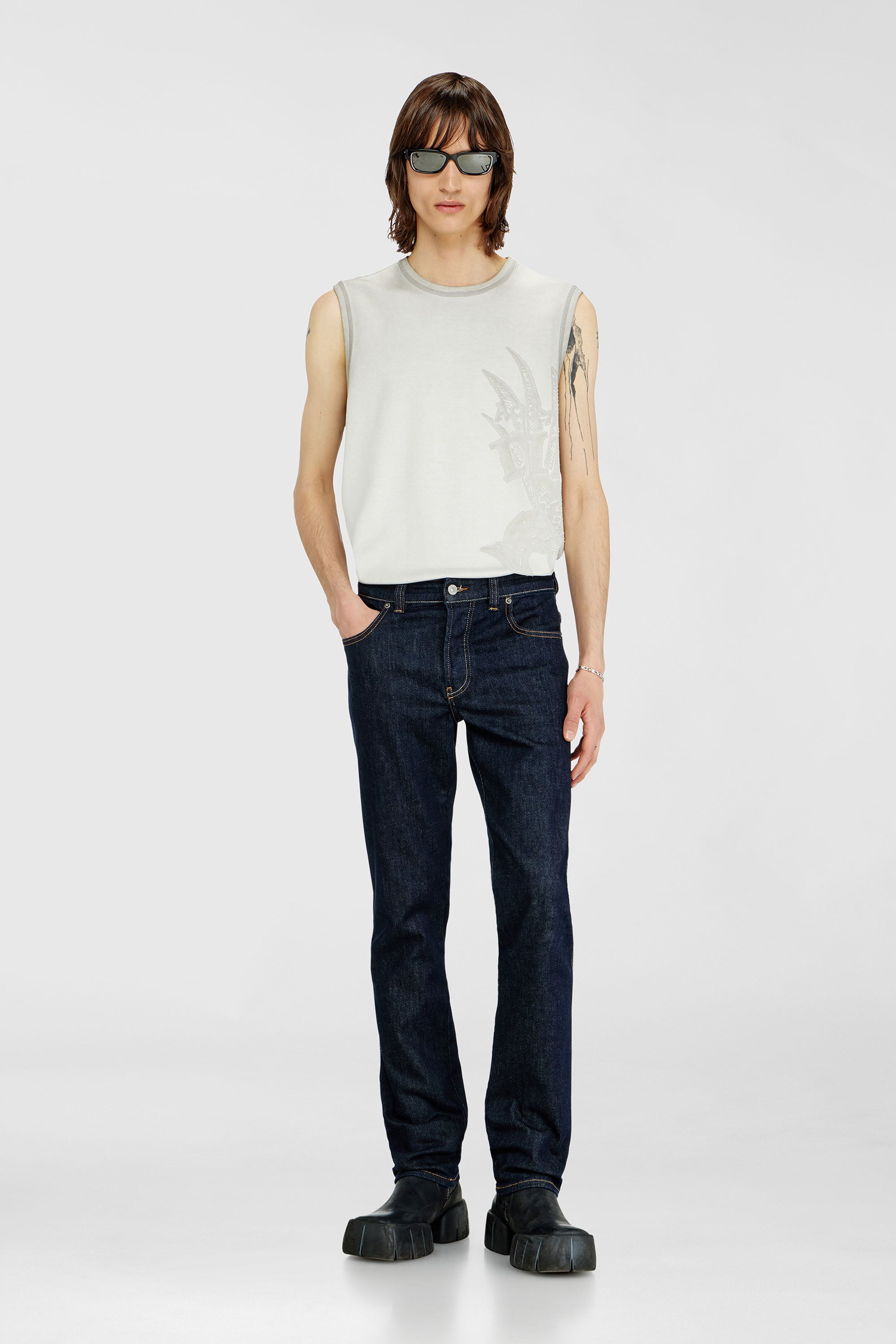 Diesel - Slim Jeans 1993 D-Vyl 0DBEJ Hombre, Azul Oscuro - 2