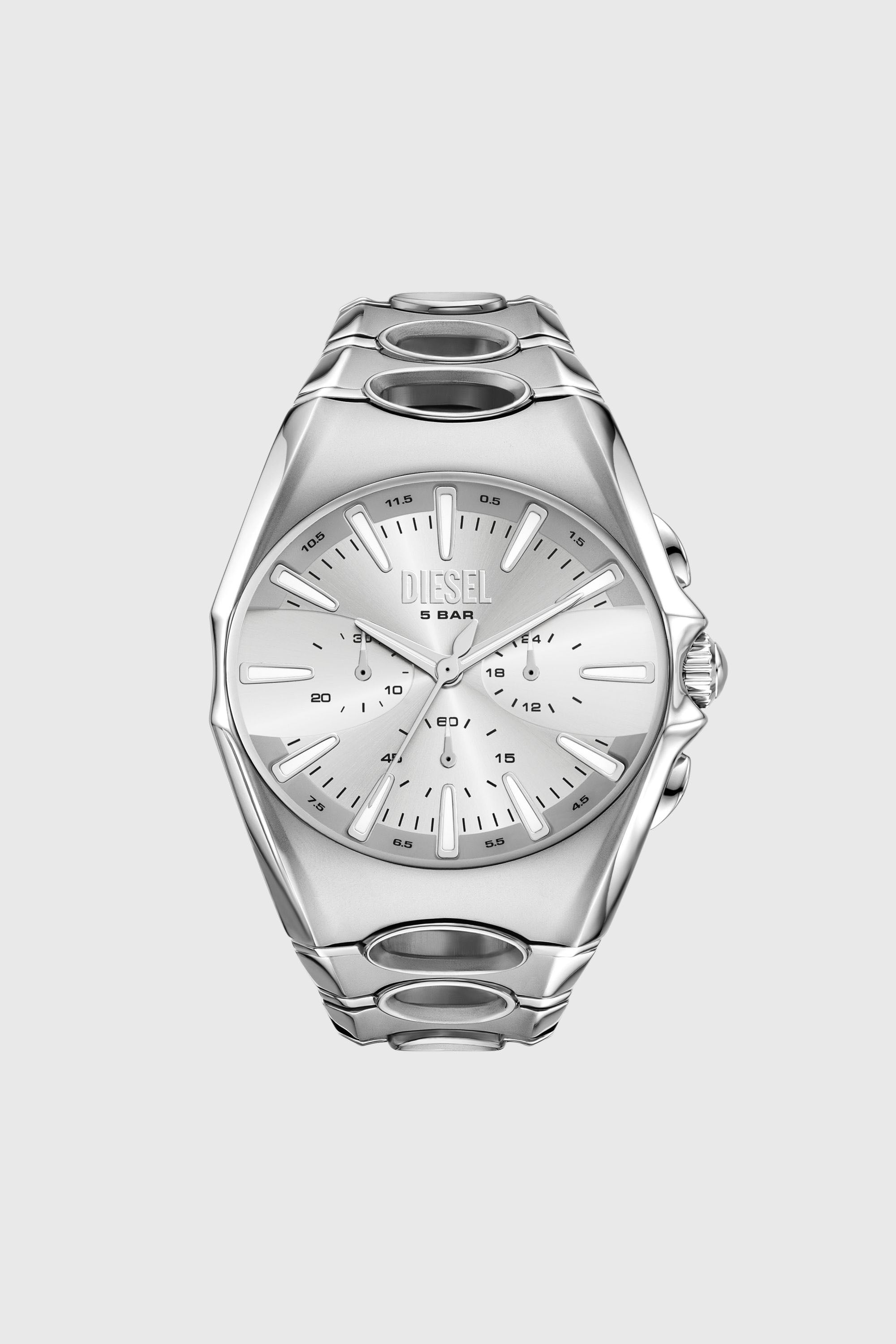 Diesel - DZ4694 WATCH, Reloj D-Curve de acero inoxidable Hombre in Plateado - 1
