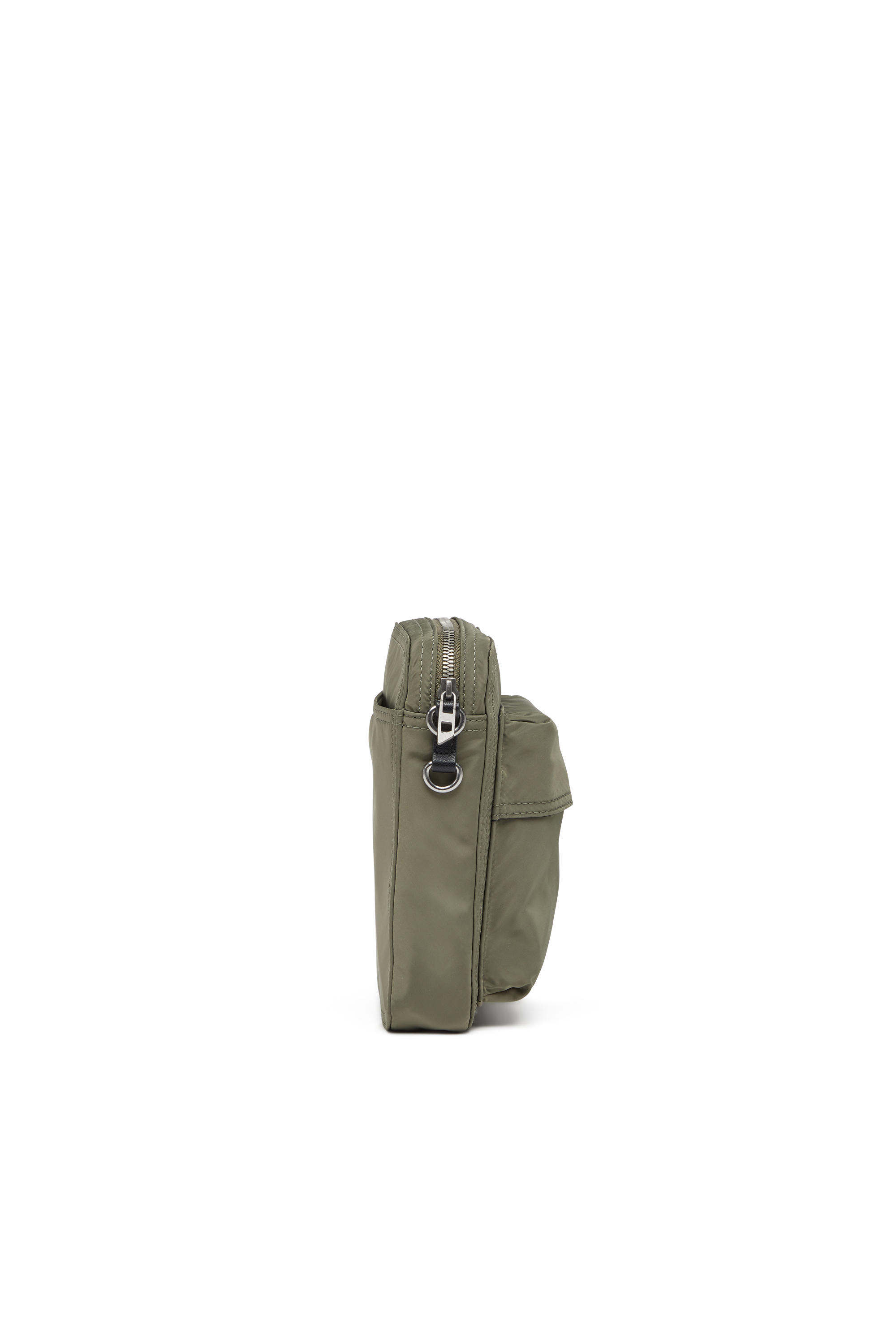 Diesel - MULTI-PKTS CROSSBODY X, Bandolera de tejido recubierto utility Unisex in Verde - 3