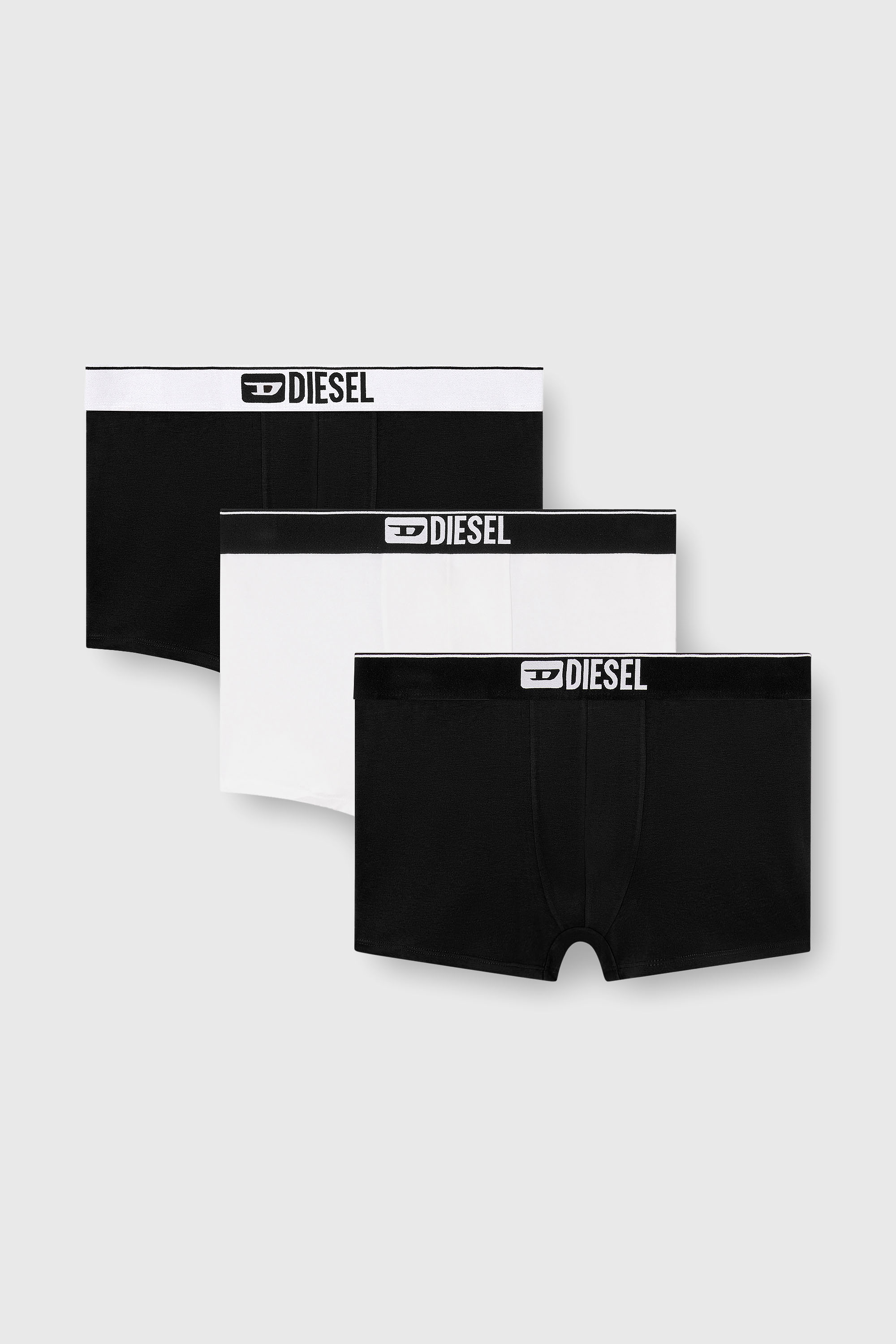 Diesel - UMBX-DAMIENTHREEPACK, Paquete de tres b&oacute;xers ajustados lisos Hombre in Multicolor - 1