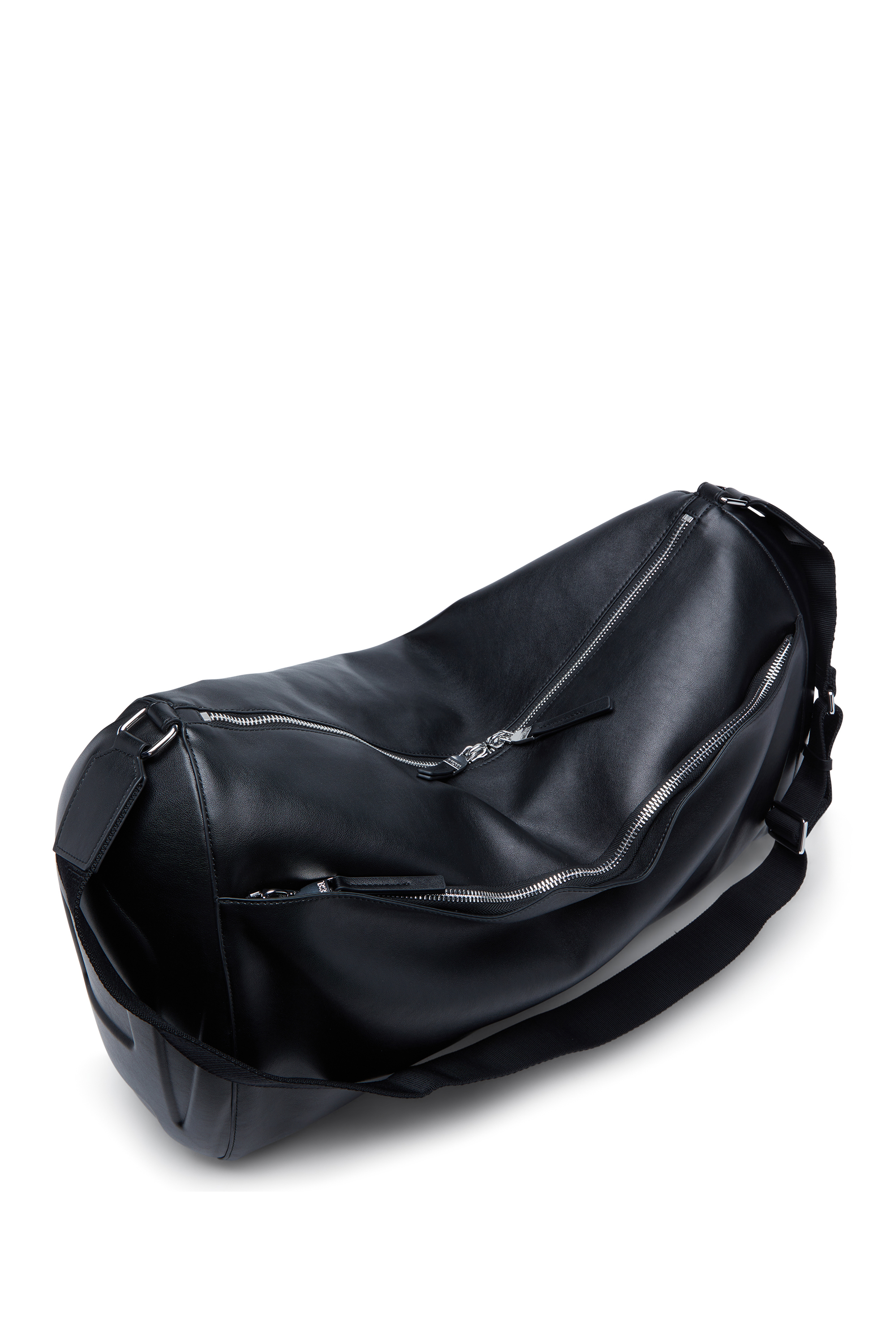 Diesel - LOAD-D DUFFLE X, Load-D-Bolsa de viaje con lados de logo de carcasa rígida Unisex in Negro - 5