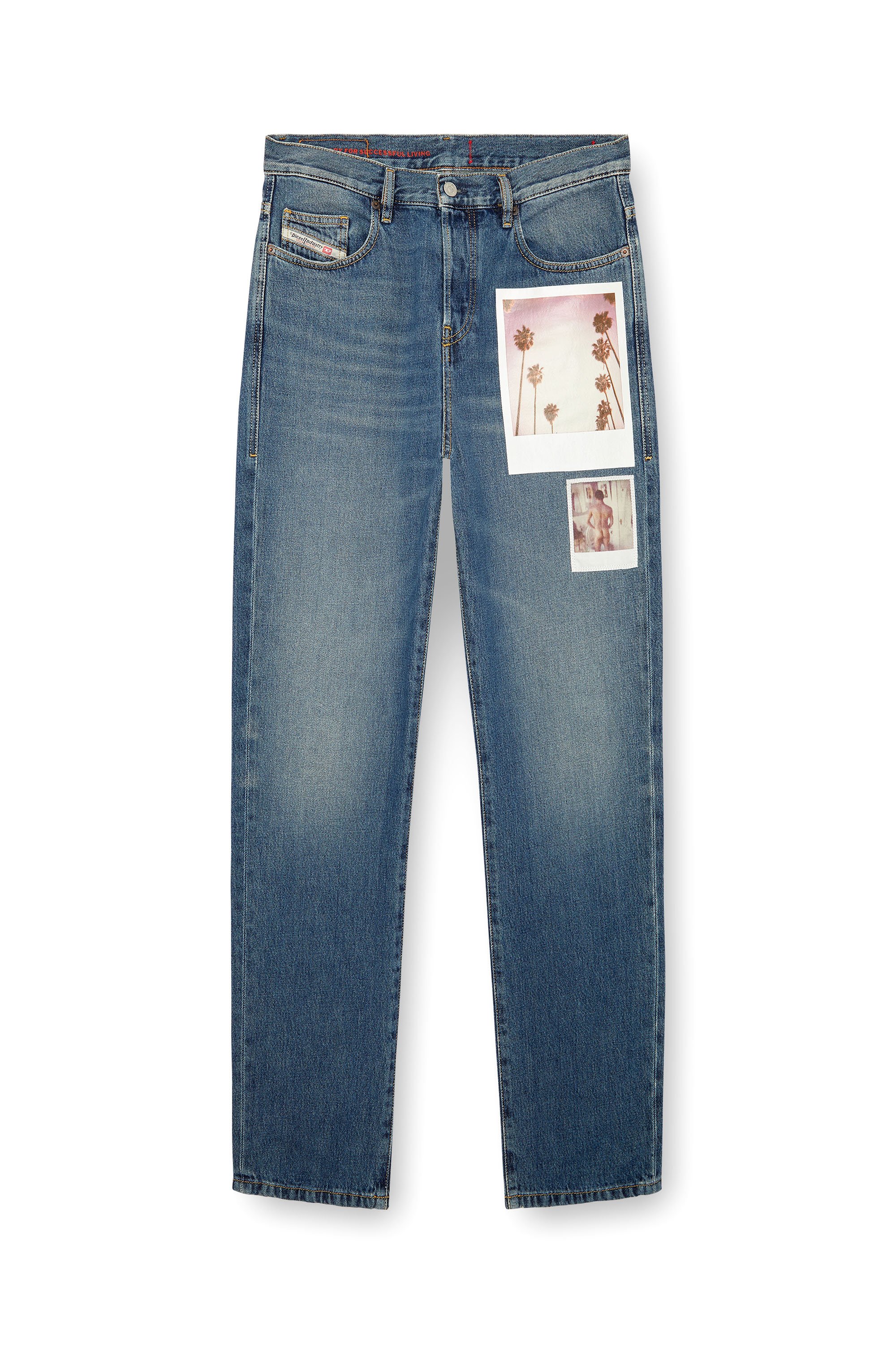 Diesel - Straight Jeans 2020 D-Viker 09L89, Azul medio - Image 6