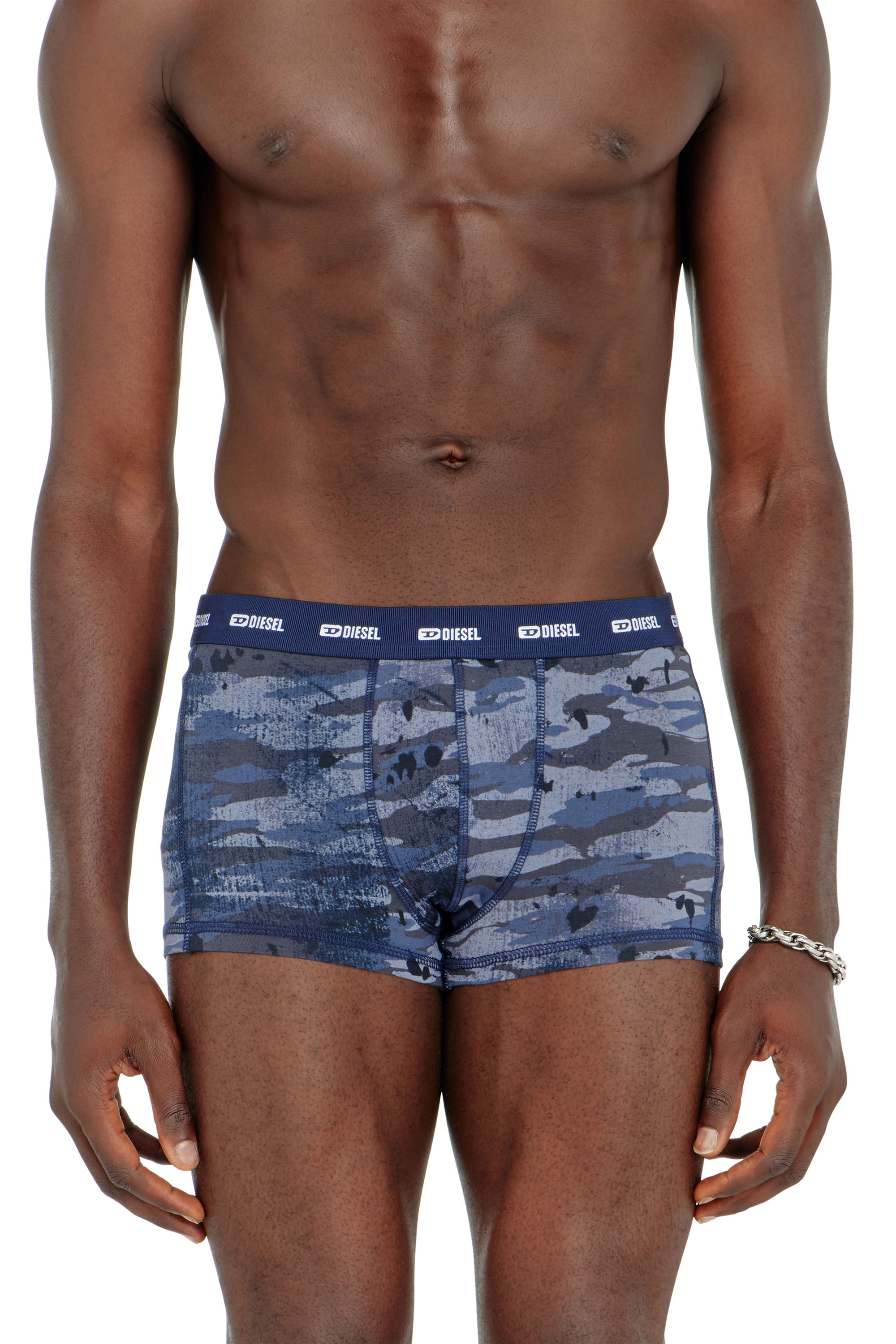 Diesel - DAMIEN-UTLT-3PACK, Paquete de tres b&oacute;xers lisos y de camuflaje Hombre in ToBeDefined - 3