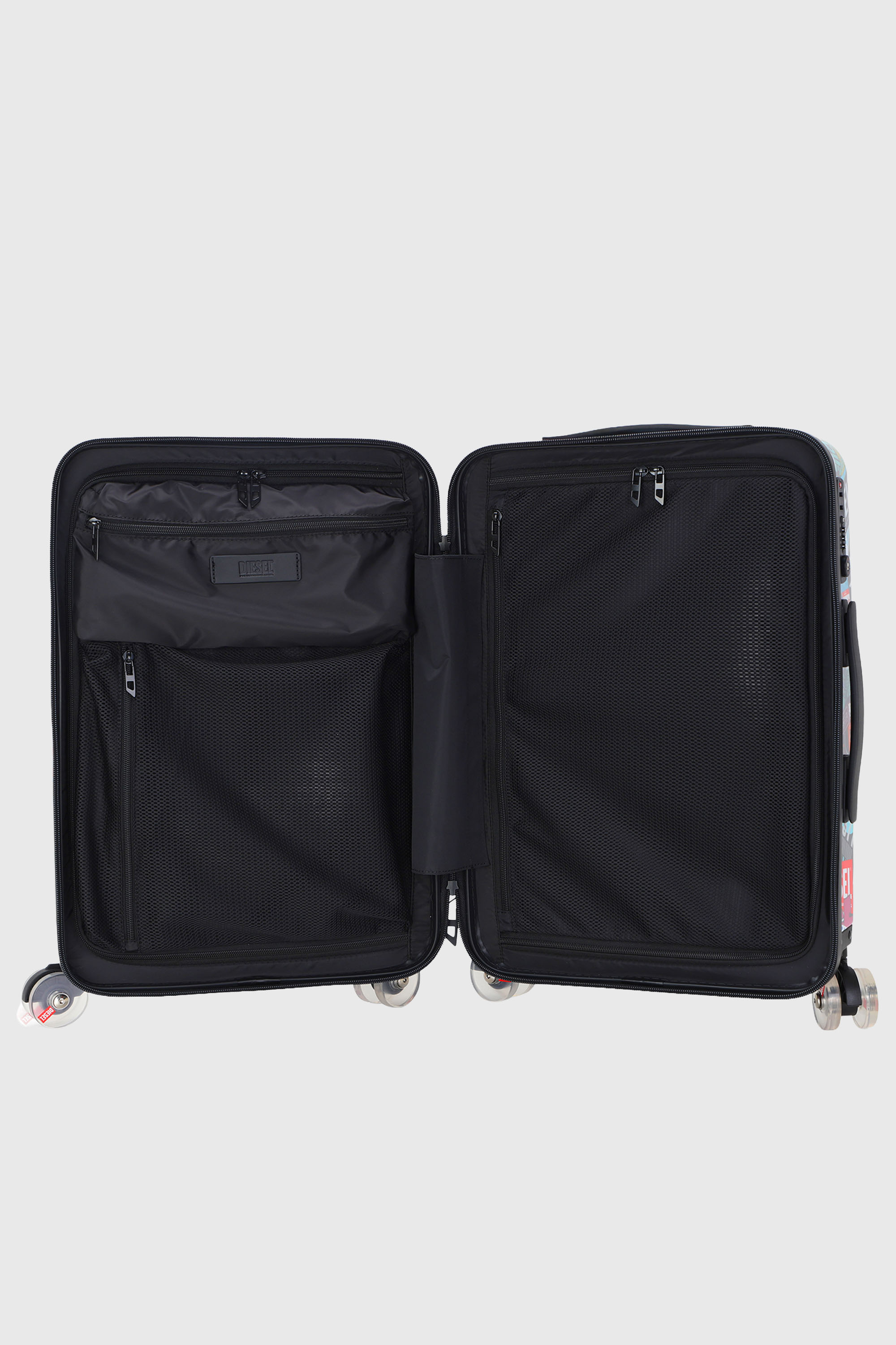 Diesel - DIESEL PC PRINTED TROLLEY-STICKERS- DSL0, Maleta estilo adhesivo tama&ntilde;o S Unisex in Multicolor - 4