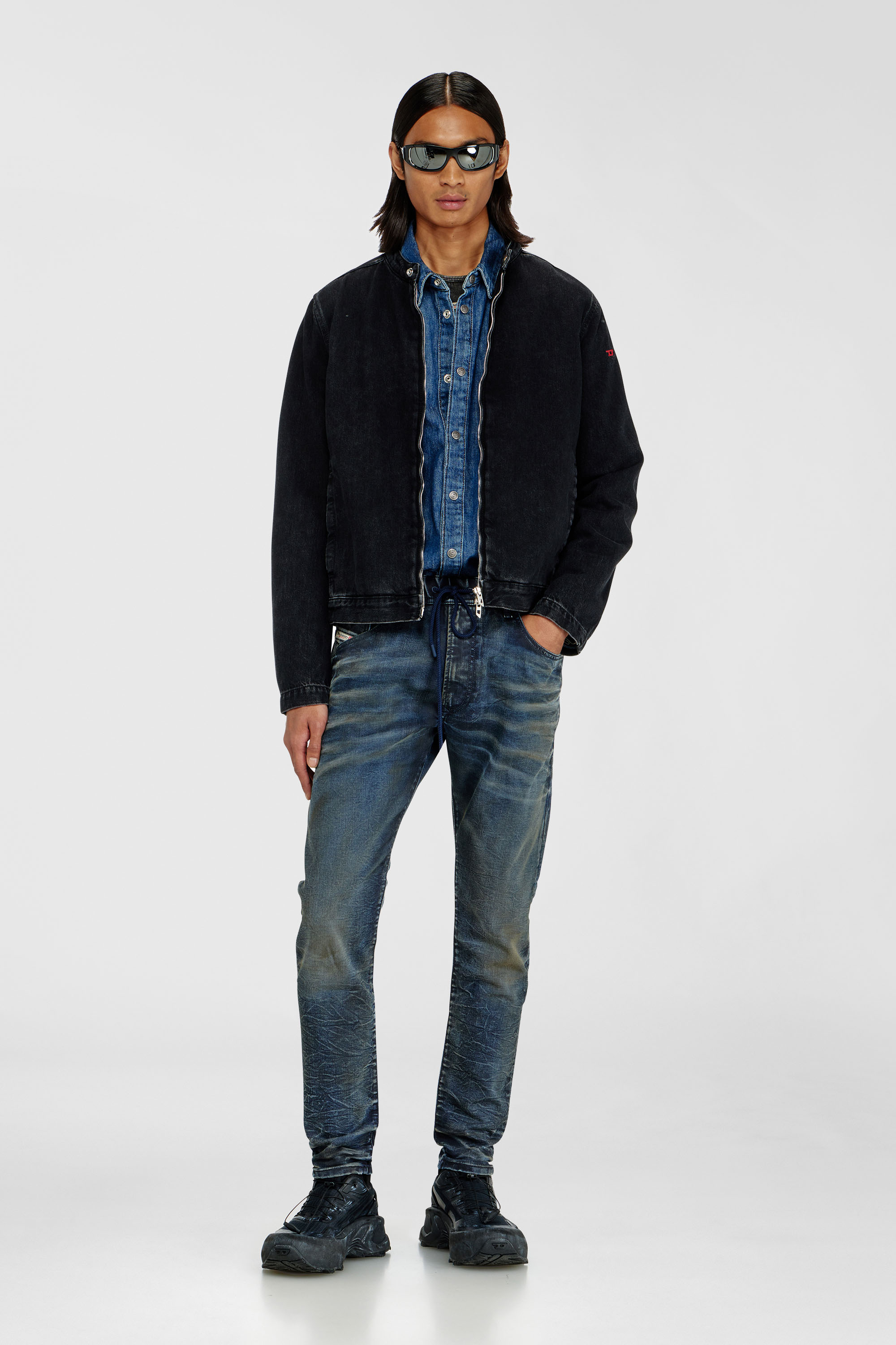 Diesel - Regular 2030 D-Krooley Joggjeans&reg; 068XU Hombre, Azul Oscuro - 1