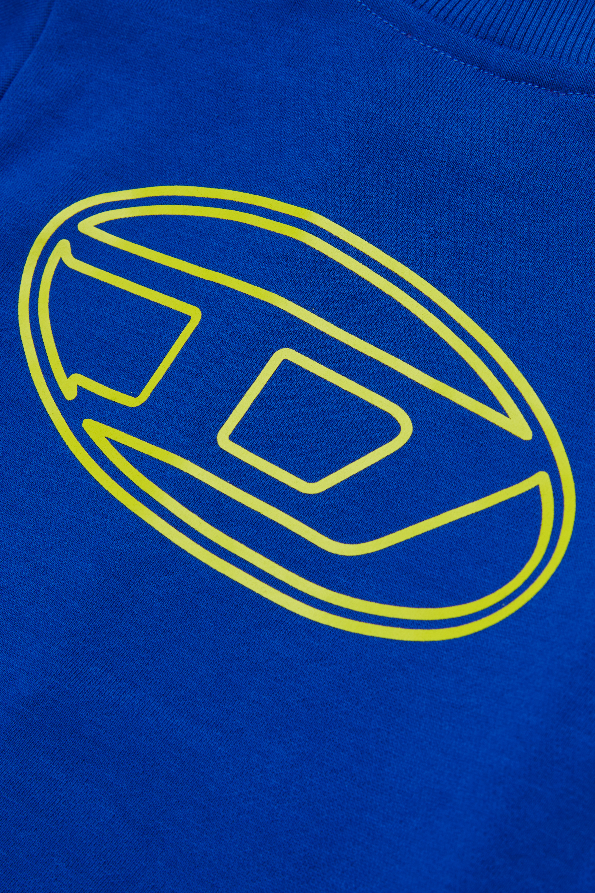 Diesel - SPENCERB, Sudadera de algodón con cierre de cremallera Unisex in Azul marino - 4