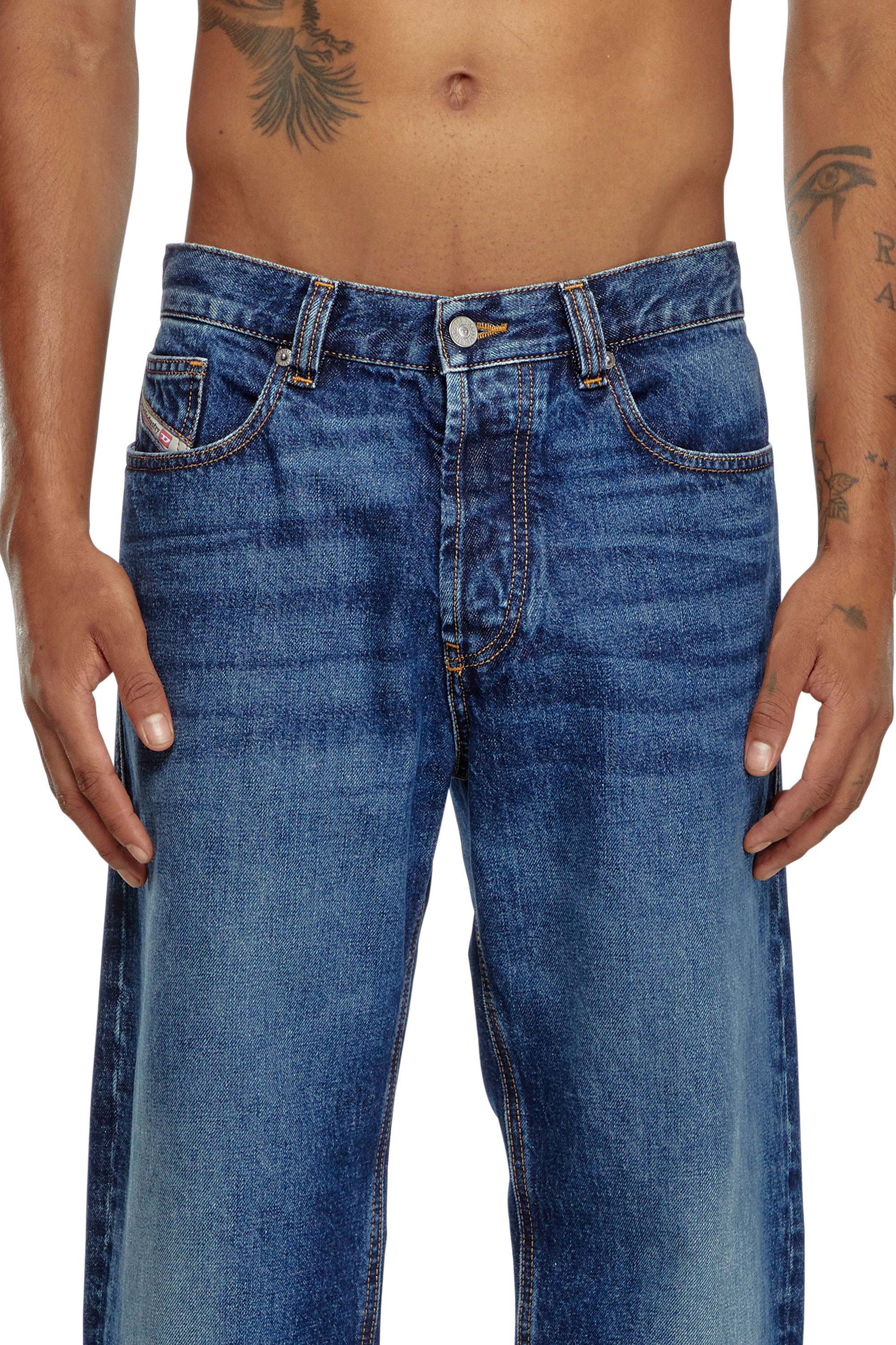 Diesel - Regular Jeans 2010 D-Macs 09I27 Hombre, Azul Oscuro - 3