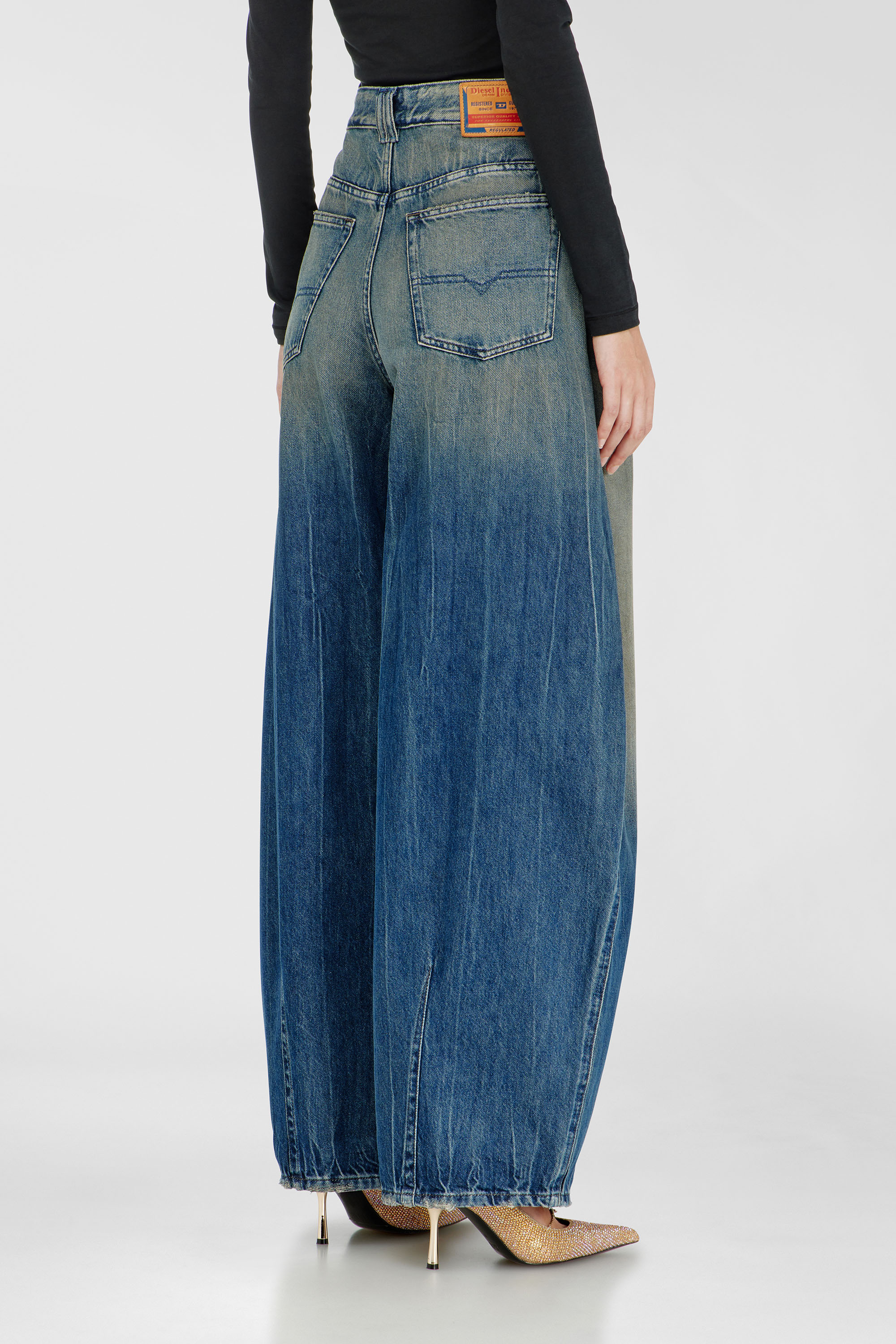 Diesel - Relaxed Jeans 1987 D-Khelz 09Q72 Mujer, null - 5