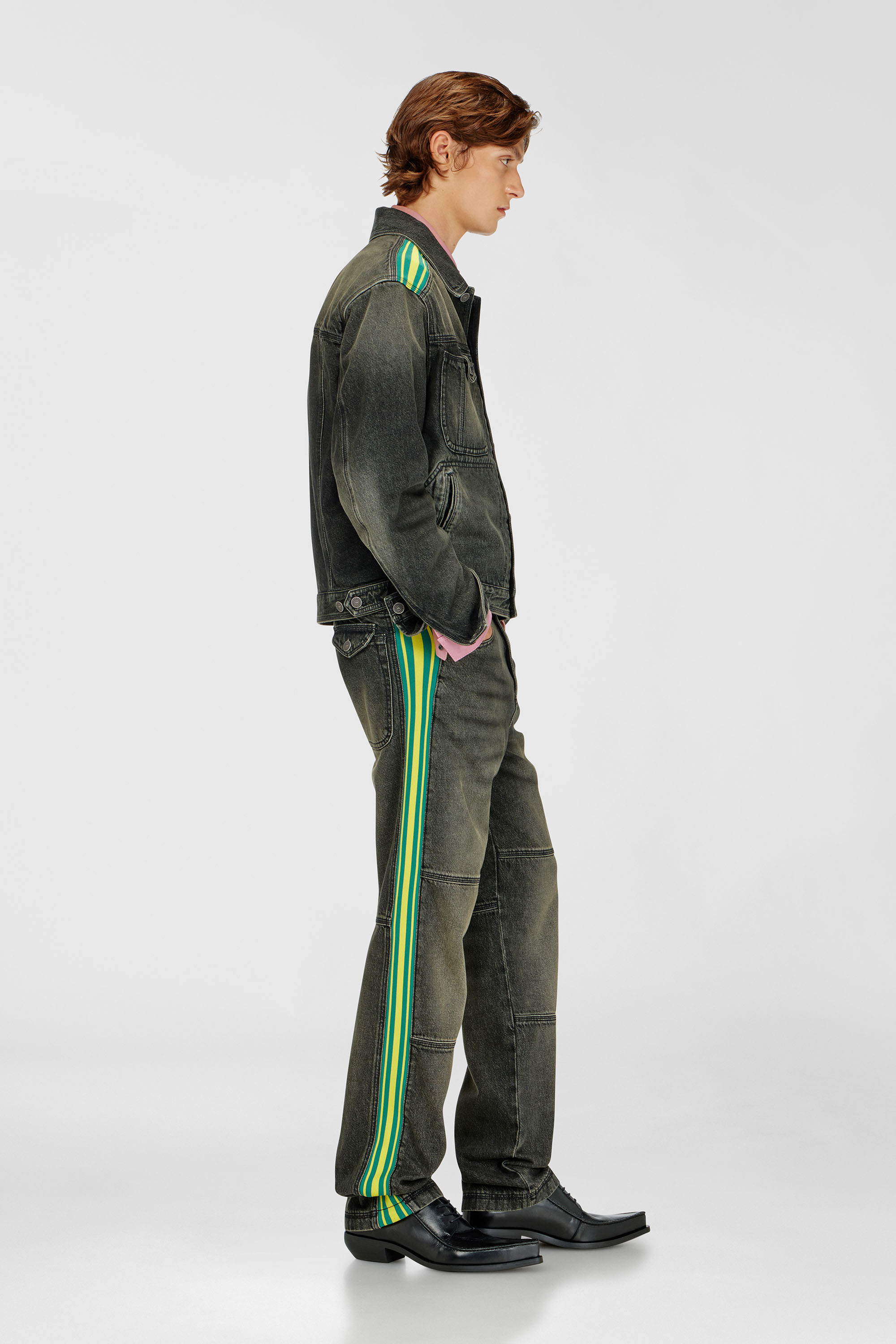 Diesel - Regular Jeans D-Arbus 0DBEZ Hombre, Negro/Gris oscuro - 1