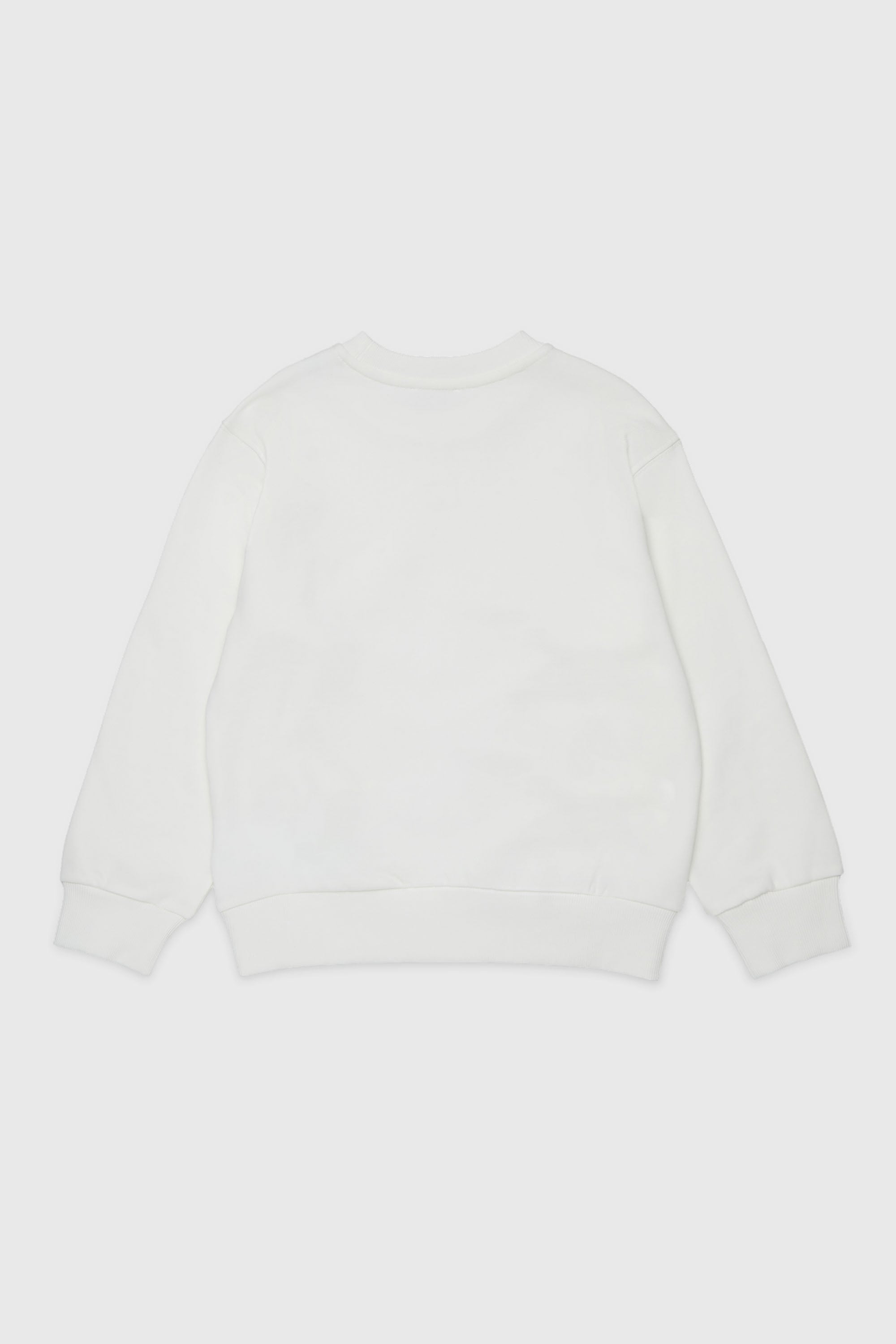 Diesel - SXGIN OVER, Unisex's Sweatshirt small logo patch in White - 2