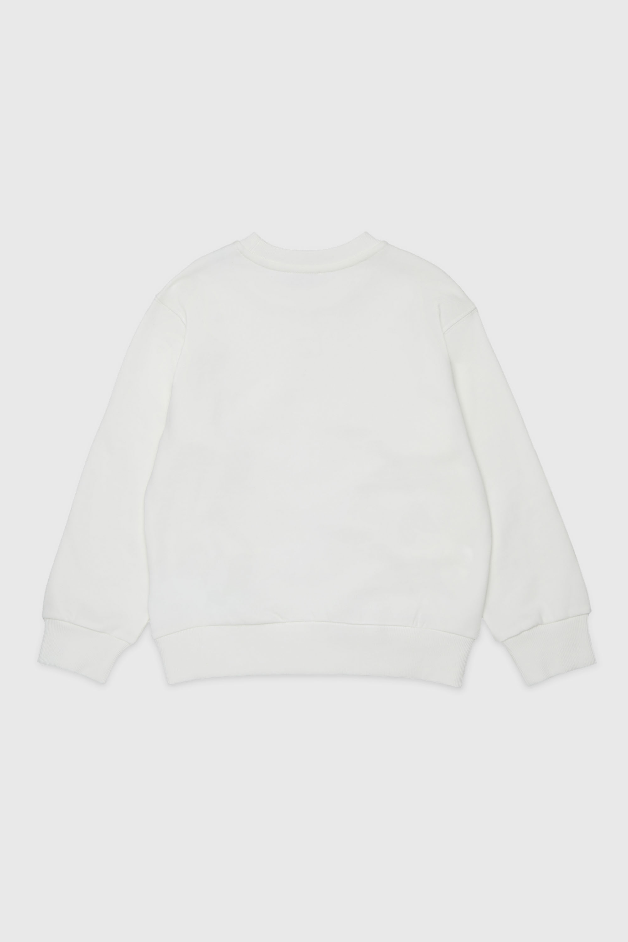 Diesel - SXGIN OVER, Sudadera con peque&ntilde;o parche de logo Unisex in Blanco - 2