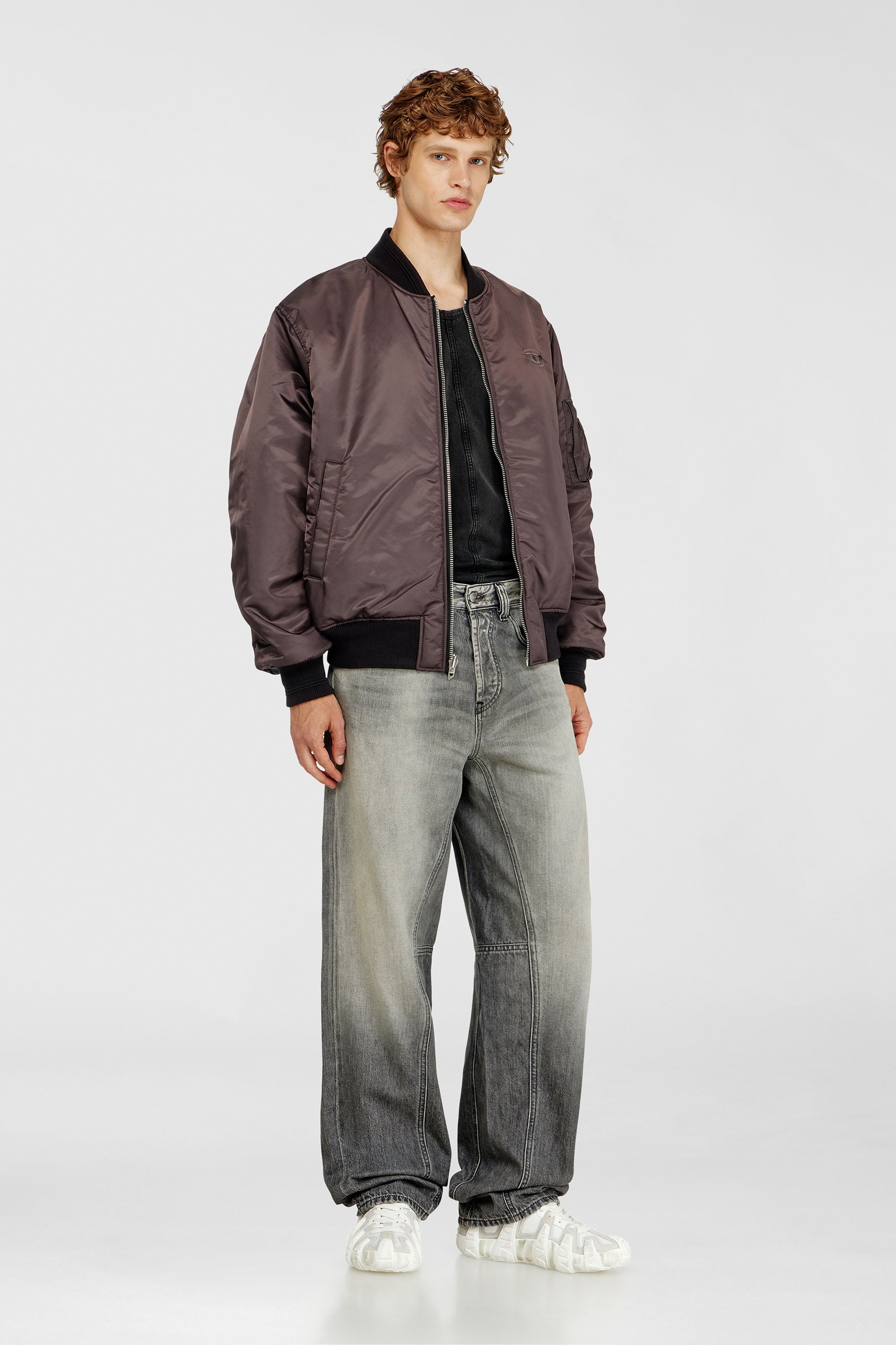 Diesel - Relaxed Jeans 2001 D-Macro 09P56 Hombre, Gris - 1
