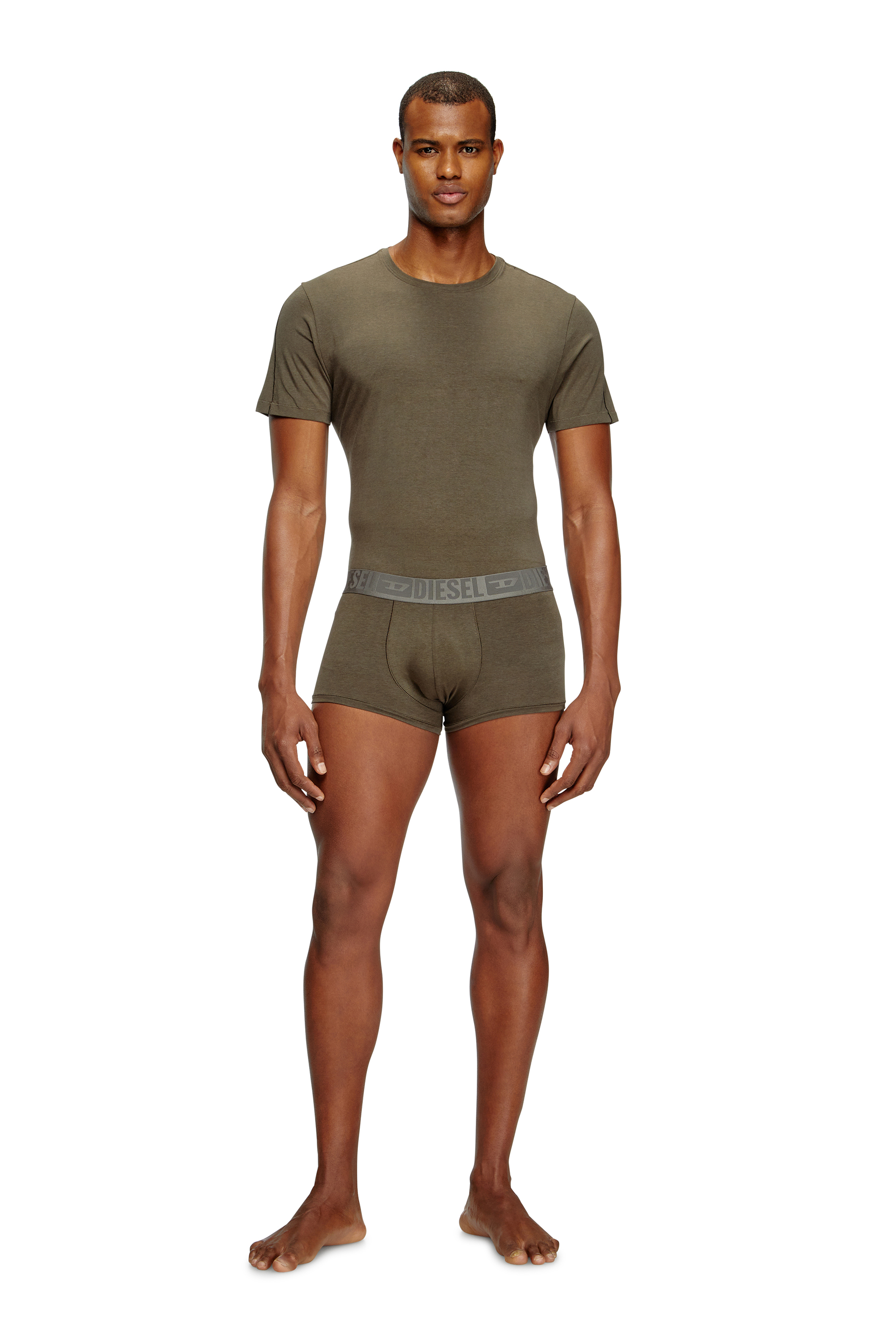 Diesel - RANDAL-D-MONO-2PACK, Paquete de 2 camisetas de tejido de punto fluido Hombre in Multicolor - 1