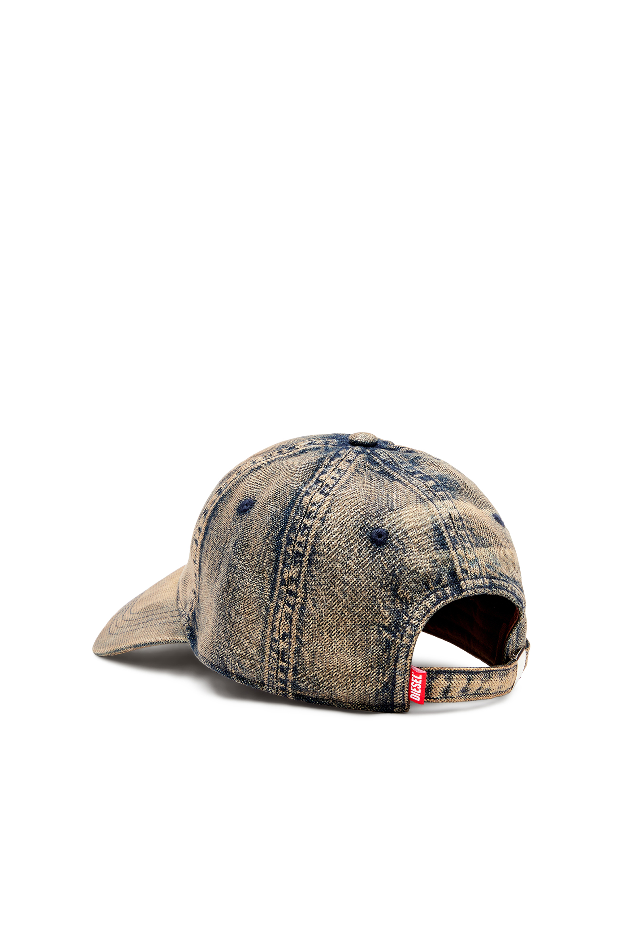 Diesel - C-ADOC, Gorra de béisbol en denim solarizado Hombre in Azul marino - 2