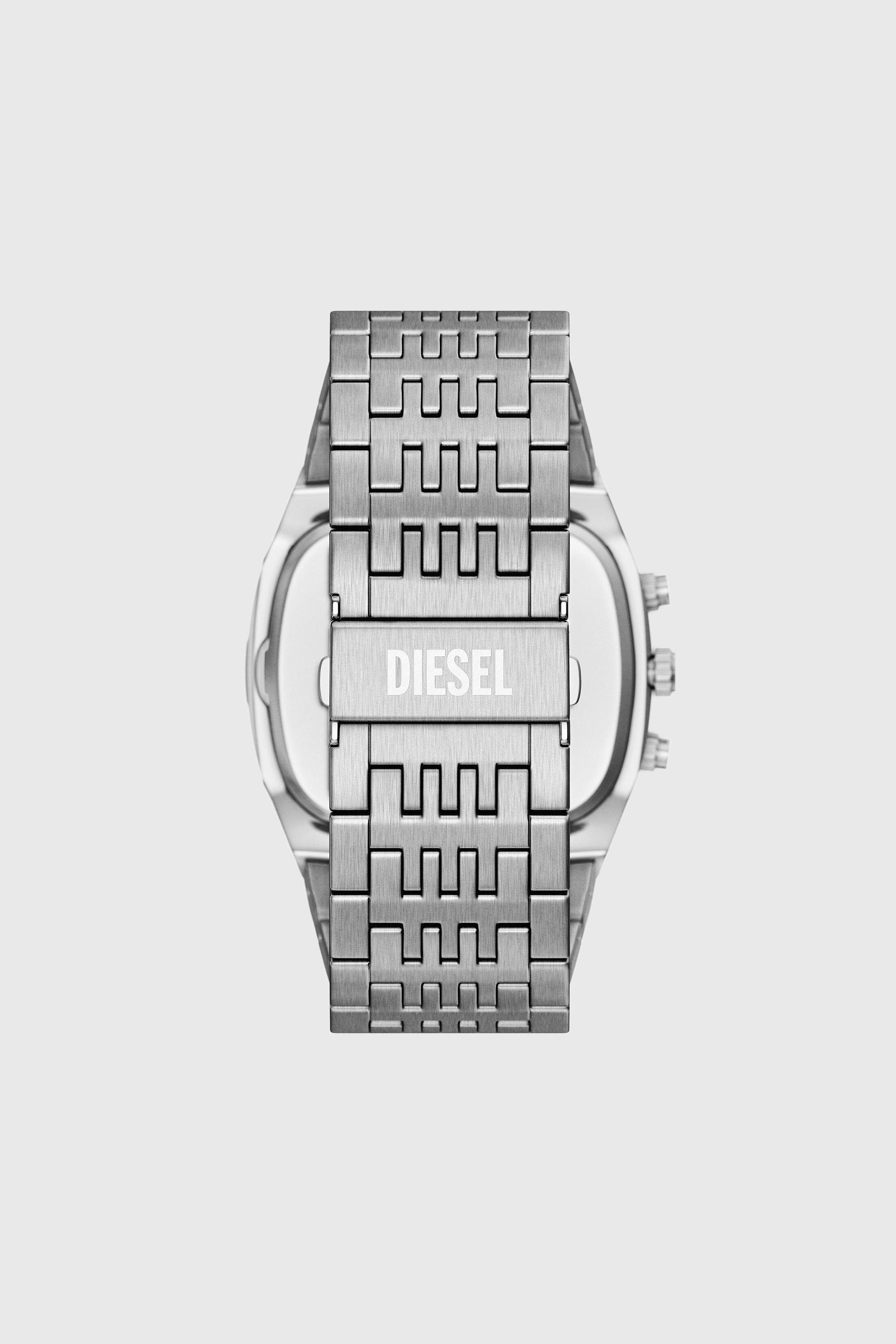 Diesel - DZ4725 WATCH, Reloj Spiked Cushion de acero inoxidable Hombre in Plateado - 2