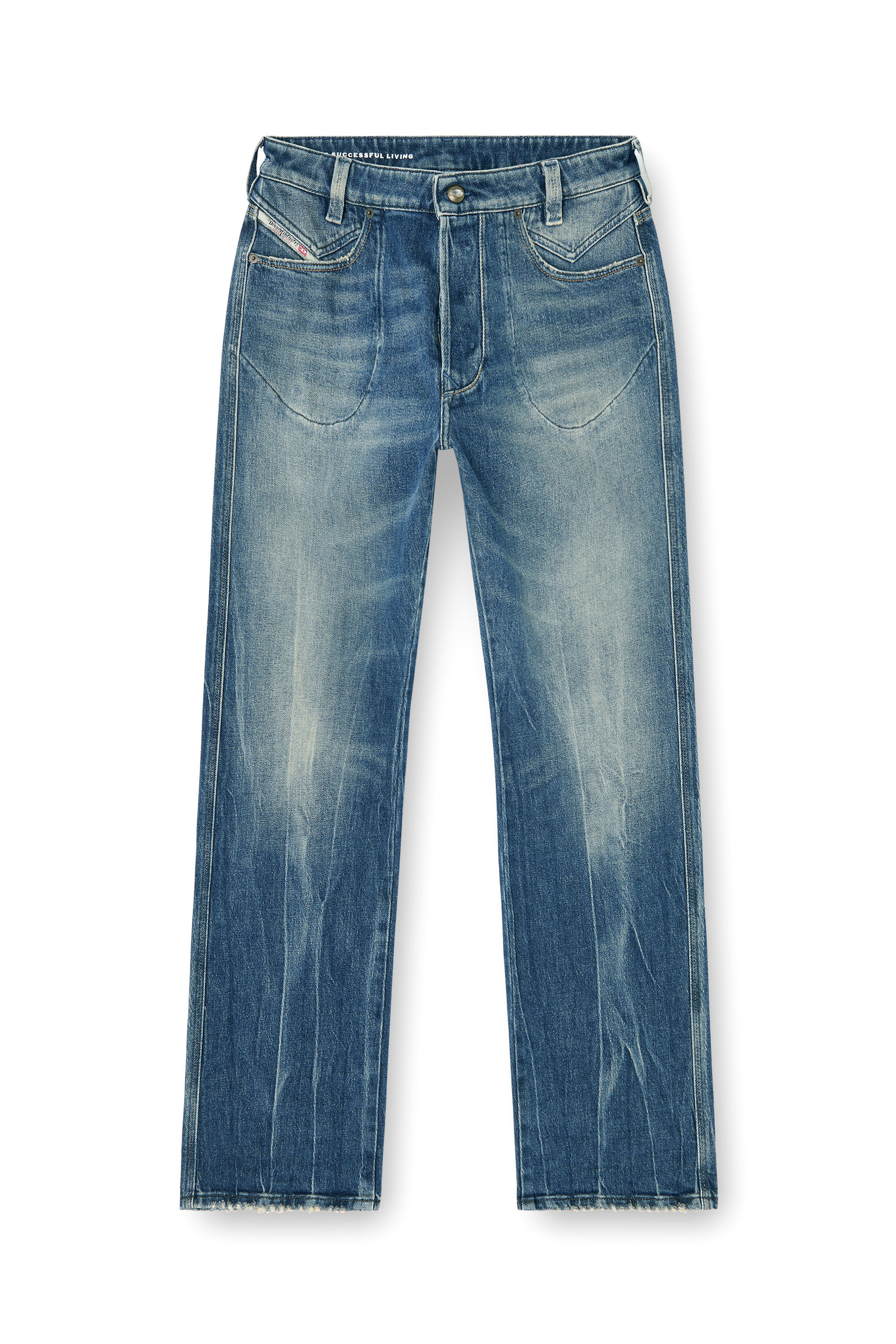 Diesel - Regular Jeans 1985 Larkee 09Q27 Hombre, Azul medio - 6