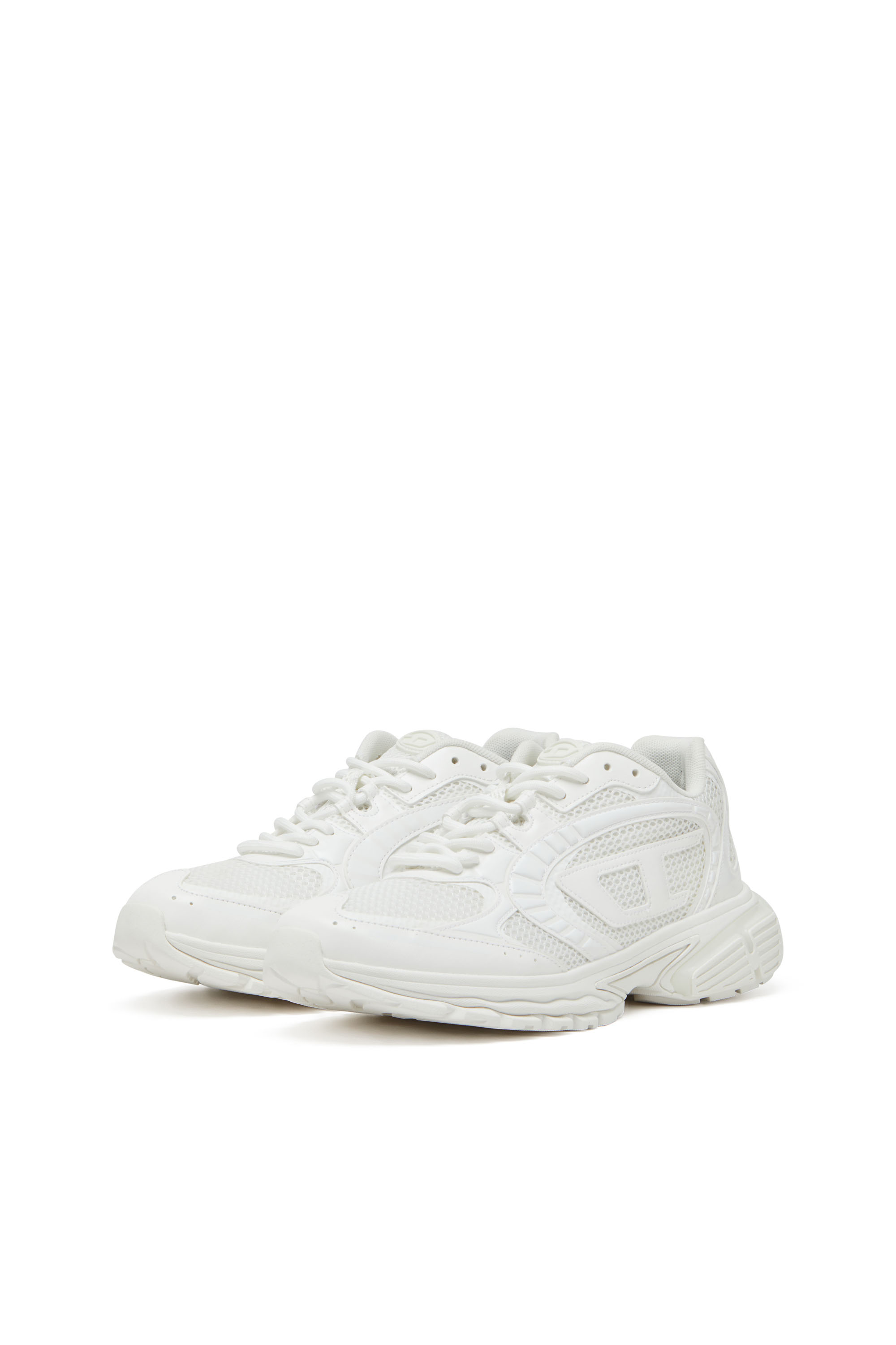 Diesel - S-PRO-V-DENSE LOW, Deportivas de malla con logotipo Oval D Hombre in Blanco - 8