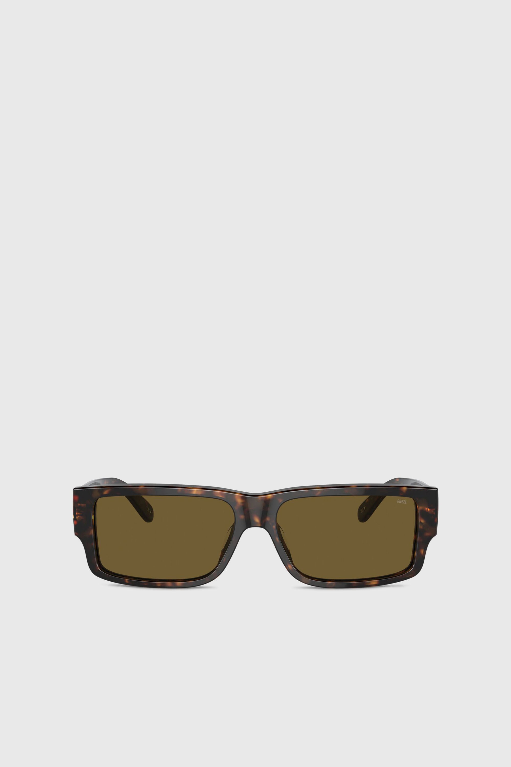 Diesel - 0DL2003 SIZE 57, Gafas rectangulares Hombre in Marr&oacute;n - 1