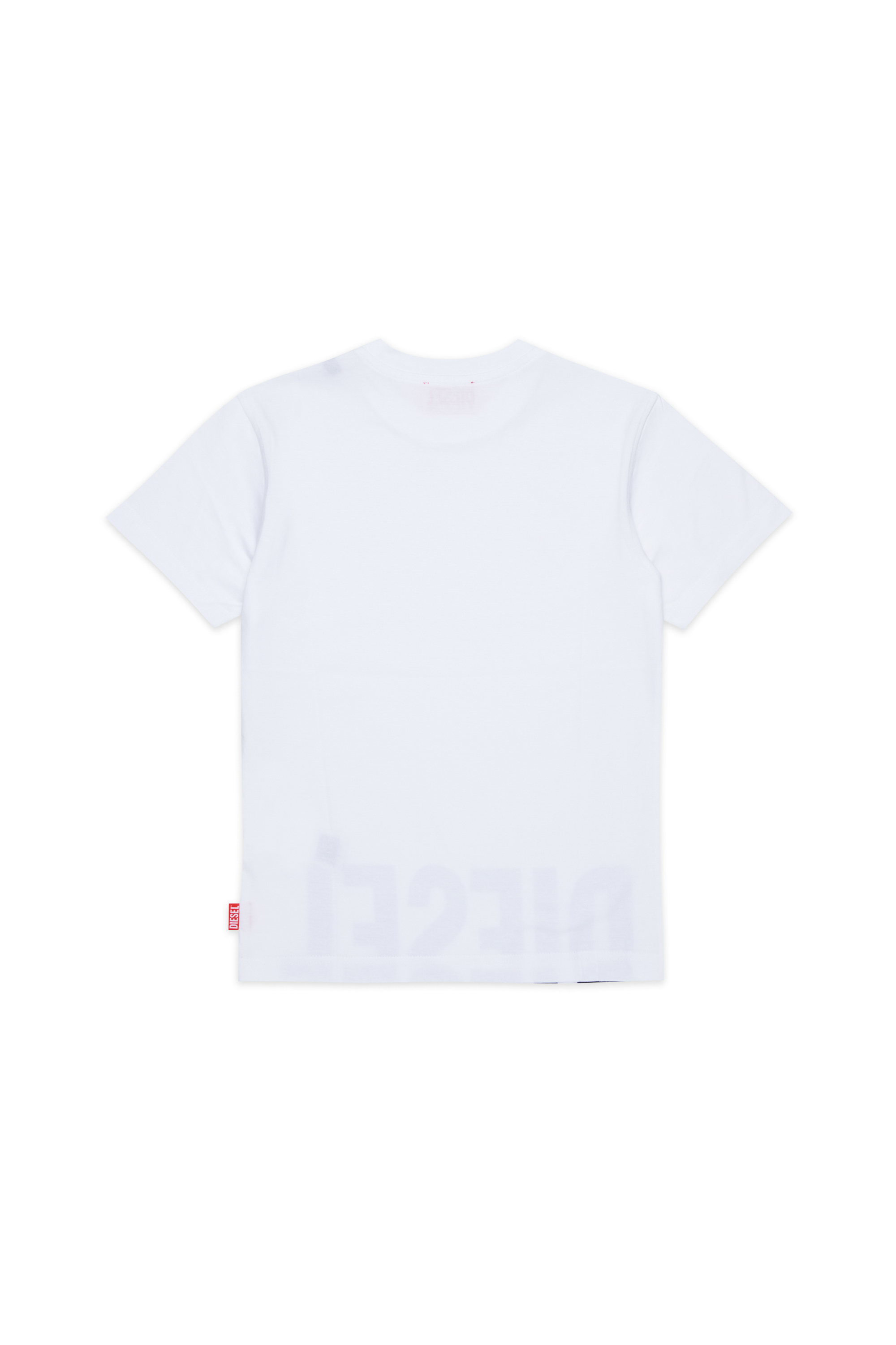 Diesel - TPRES, Camiseta con logo recortado Hombre in Blanco - 2