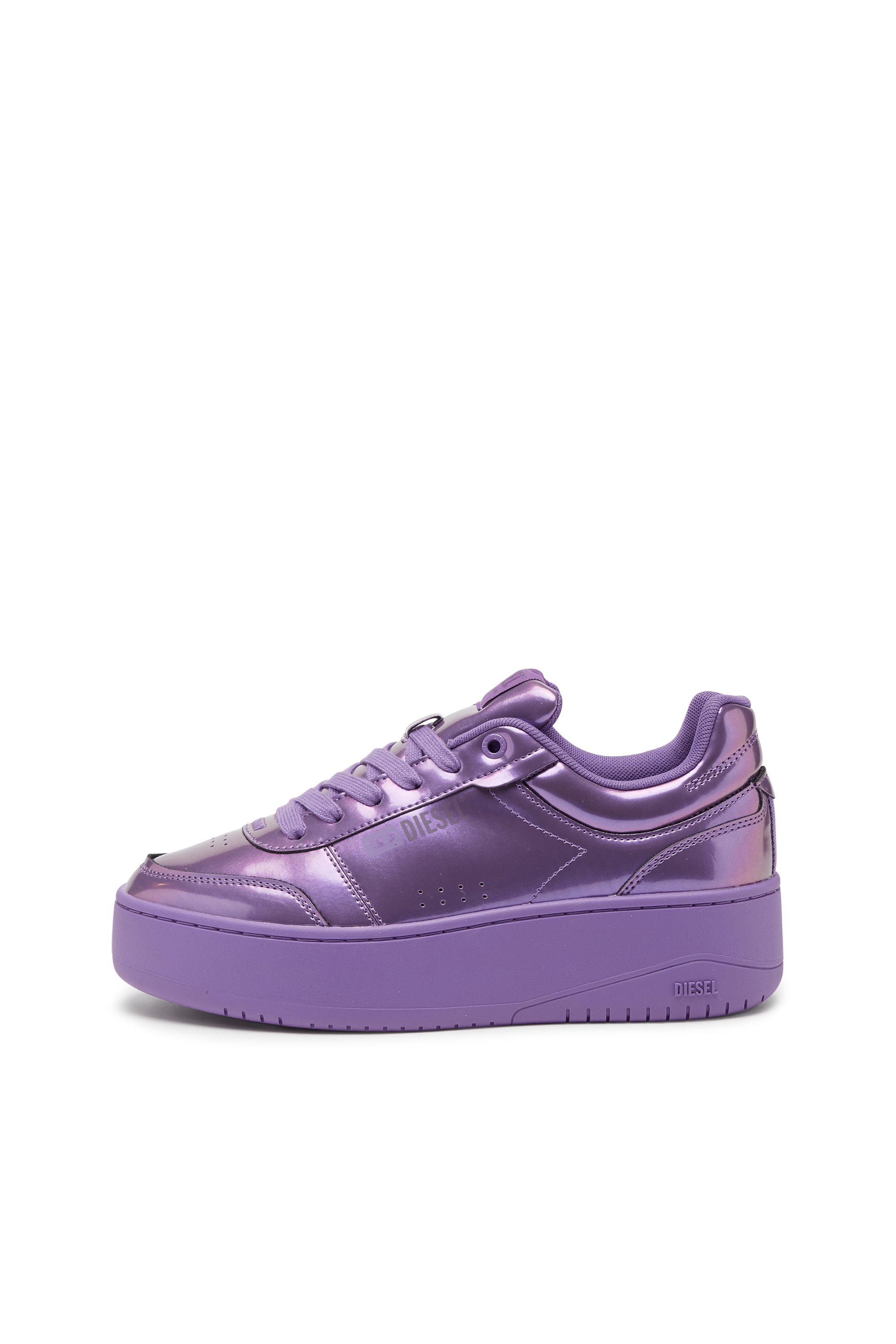 Diesel - S-ATHENE BOLD VTG W, S-Athene-Deportivas iridiscentes con suela de plataforma Mujer in Morado - 7