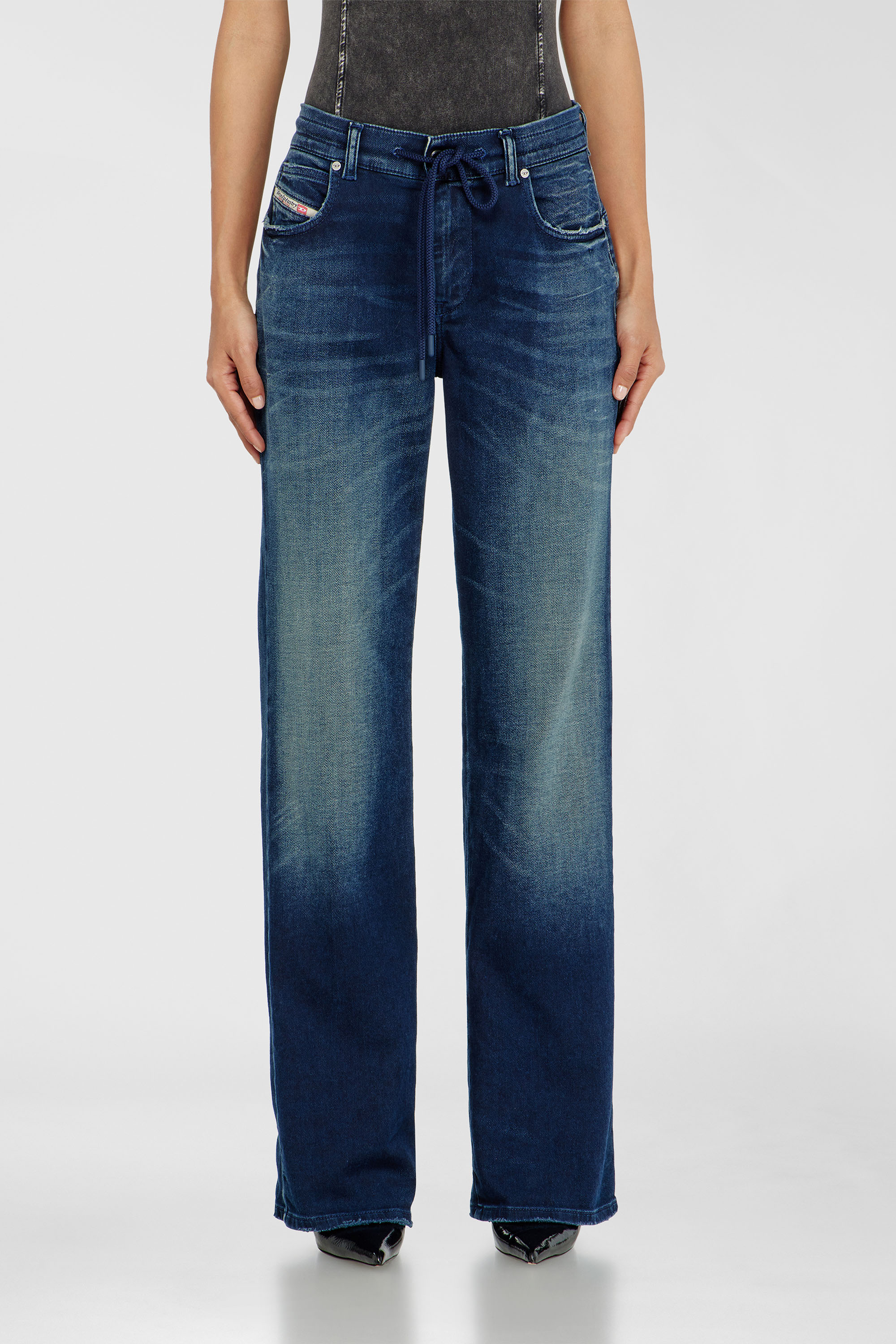 Diesel - Regular 2071 D-Meel Joggjeans&reg; 09P93 Mujer, Azul Oscuro - 1
