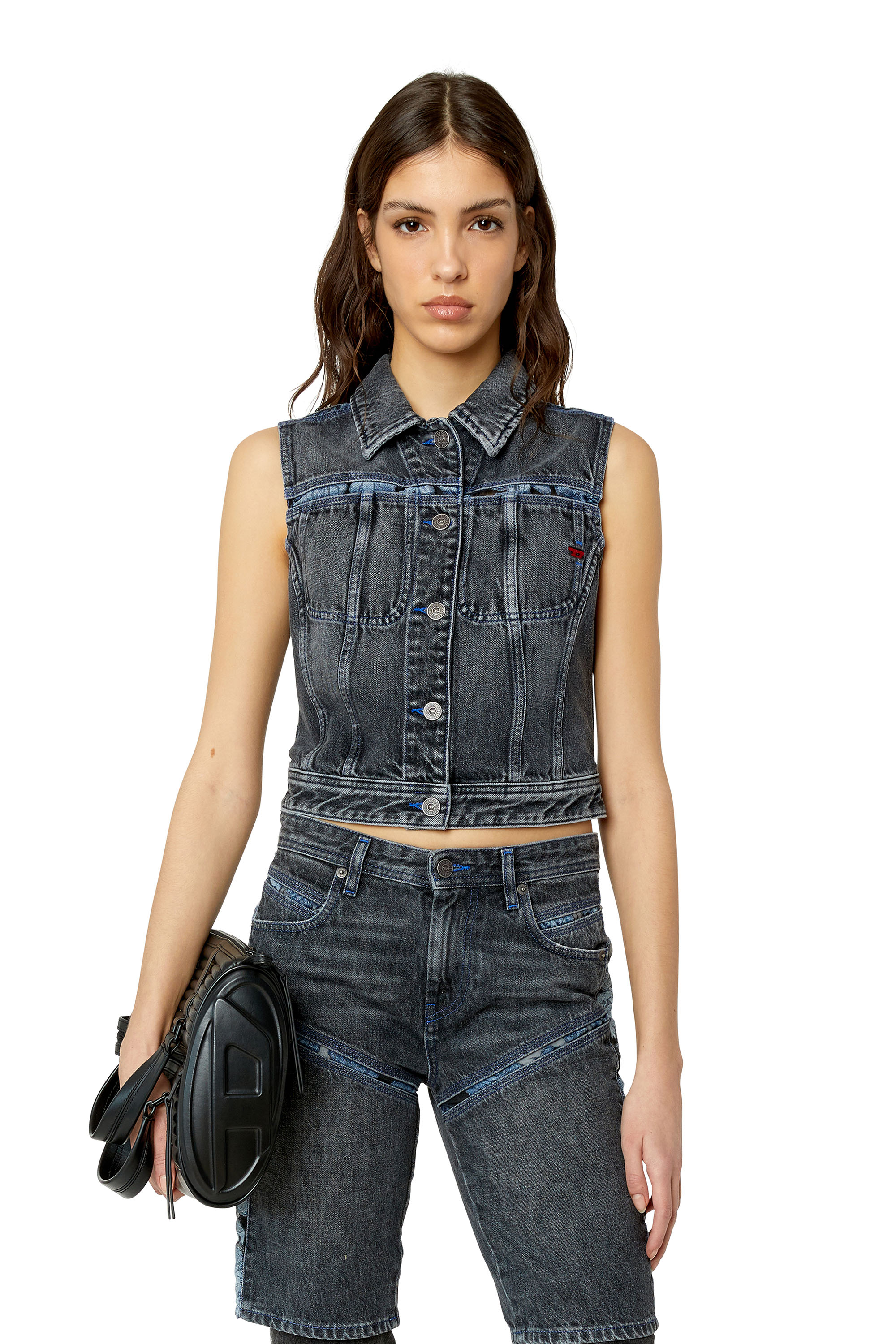 Diesel - DE-SLIMMY-SM-FSB, Negro/Gris oscuro - Image 1
