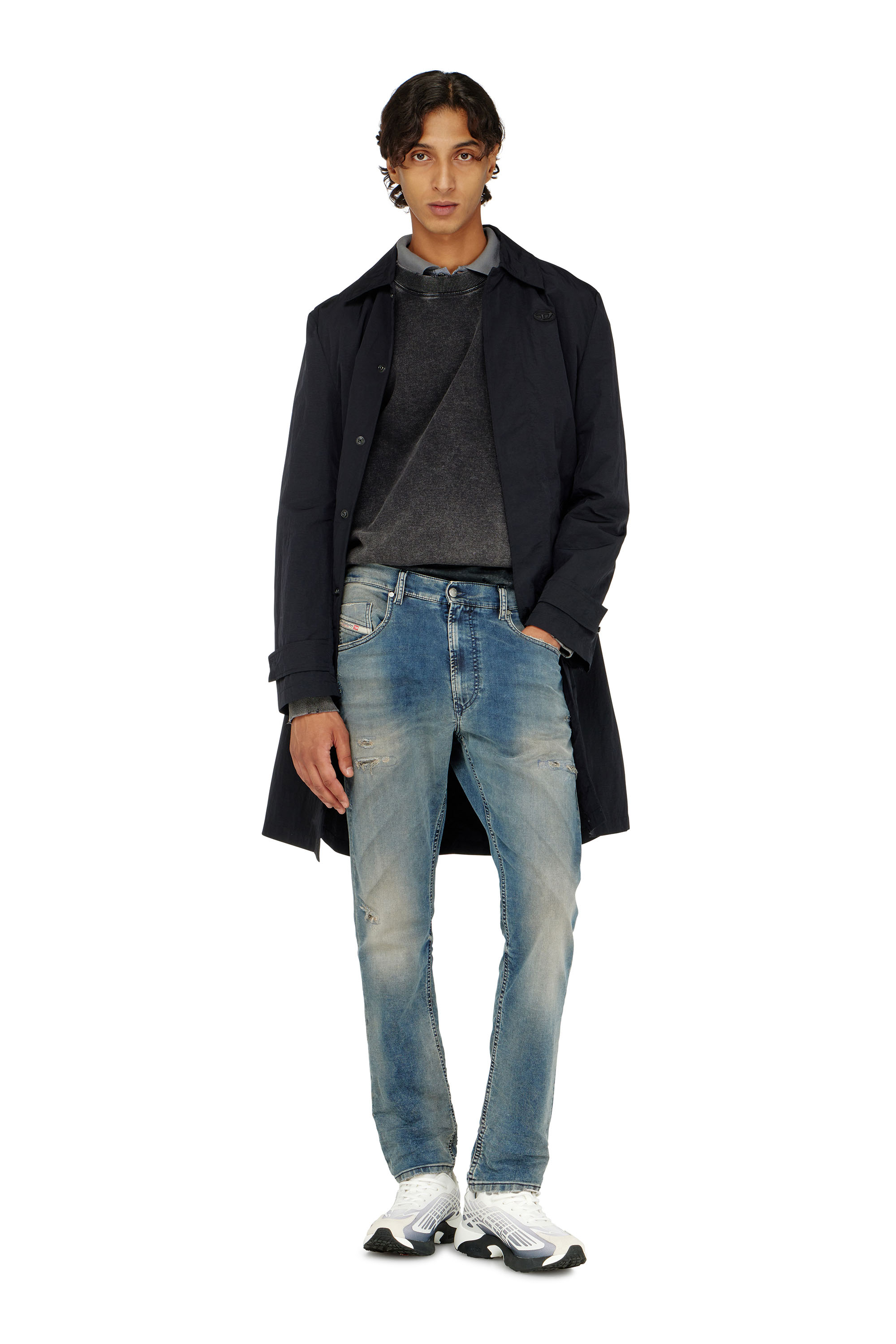 Diesel - Regular 2032 D-Krooley-BW Joggjeans&reg; 068WY Hombre, Azul medio - 1