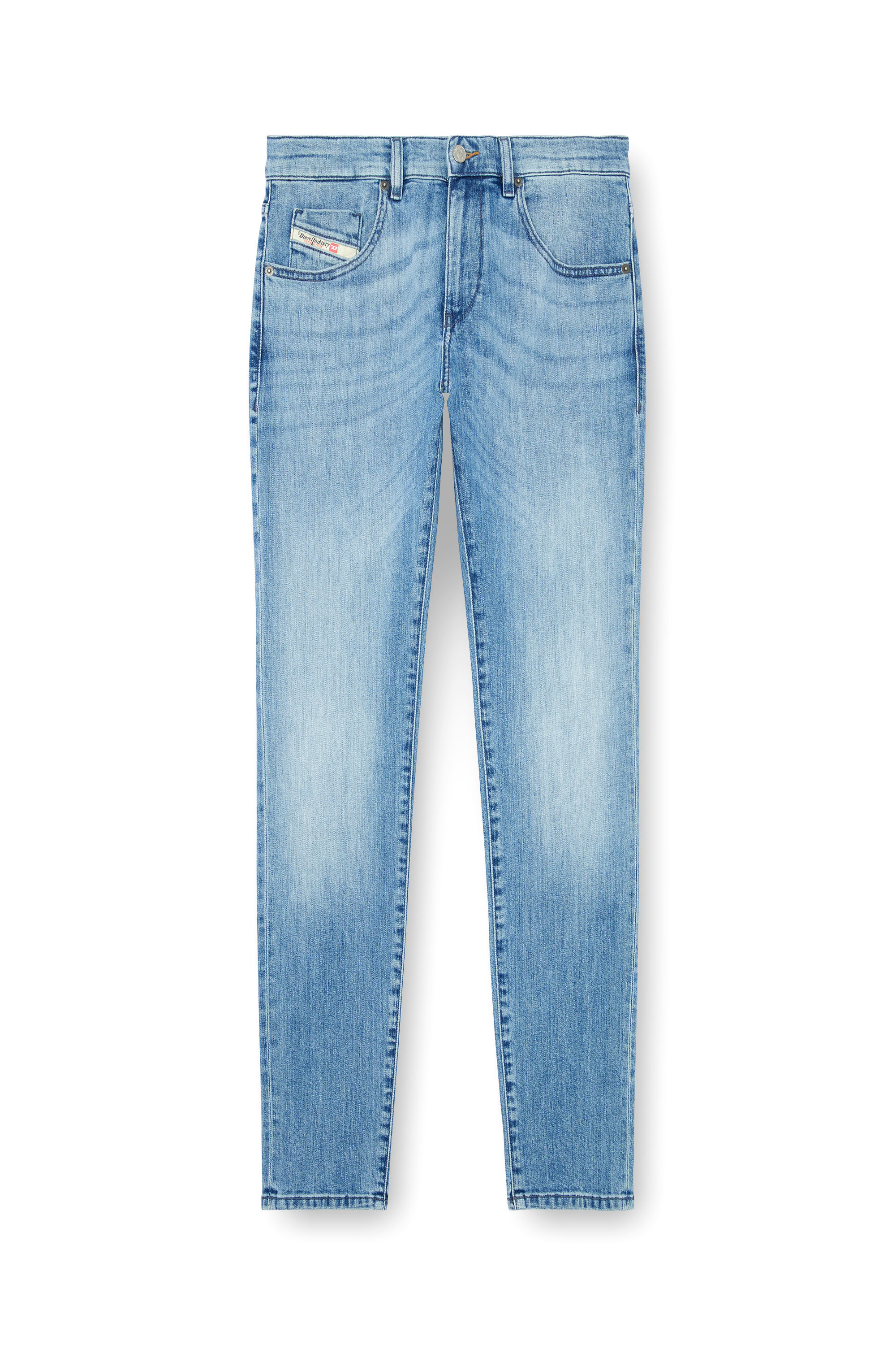 Diesel - Slim Jeans 2019 D-Strukt 0GRDI Hombre, Azul Claro - 4