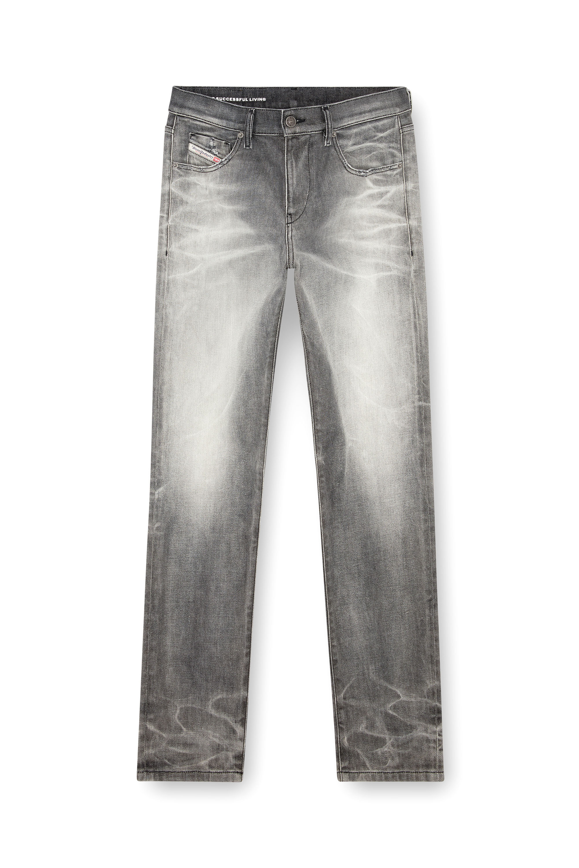 Diesel - Slim Jeans 2019 D-Strukt 09J58 Hombre, Gris oscuro - 3