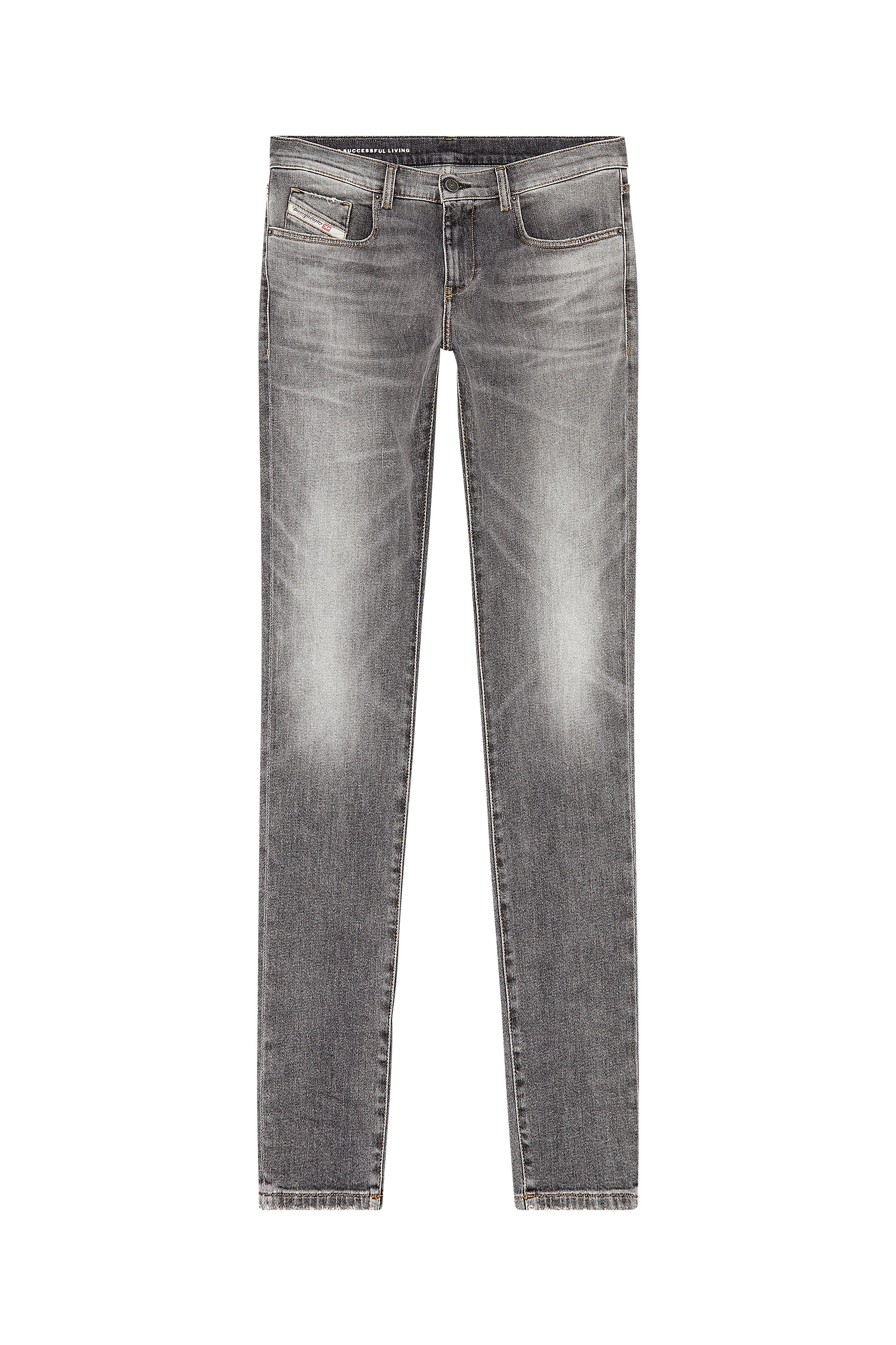 Diesel - Slim Jeans 2019 D-Strukt 09H44, Gris - Image 5
