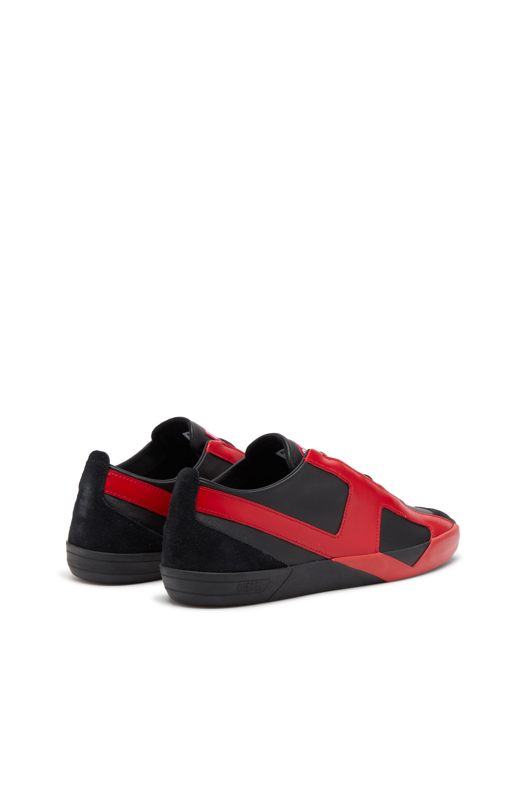 Diesel - S-SLANTE-D LOW, Deportivas de ante y cuero con logotipo D Hombre in Multicolor - 3