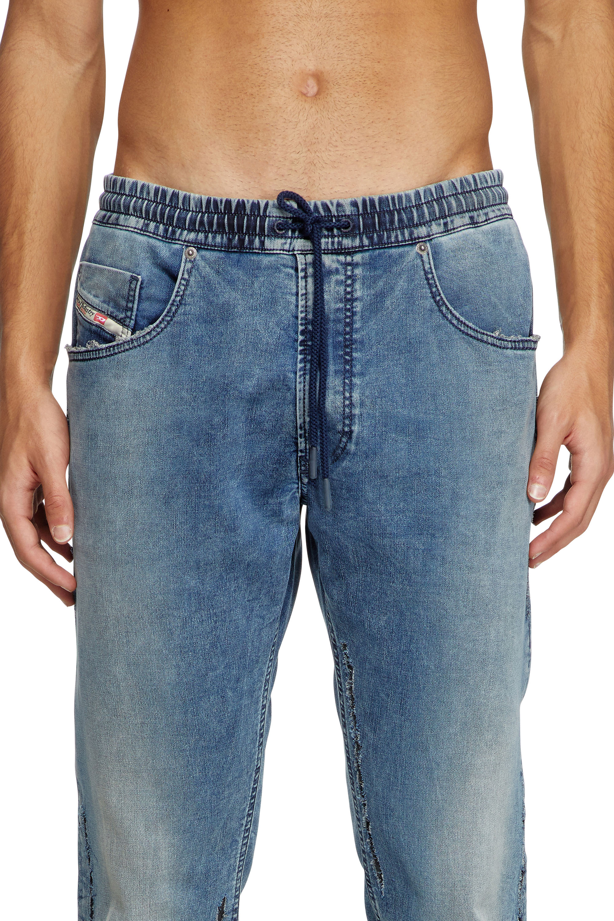 Diesel - Regular 2030 D-Krooley Joggjeans® 09K64 Hombre, Azul medio - 5