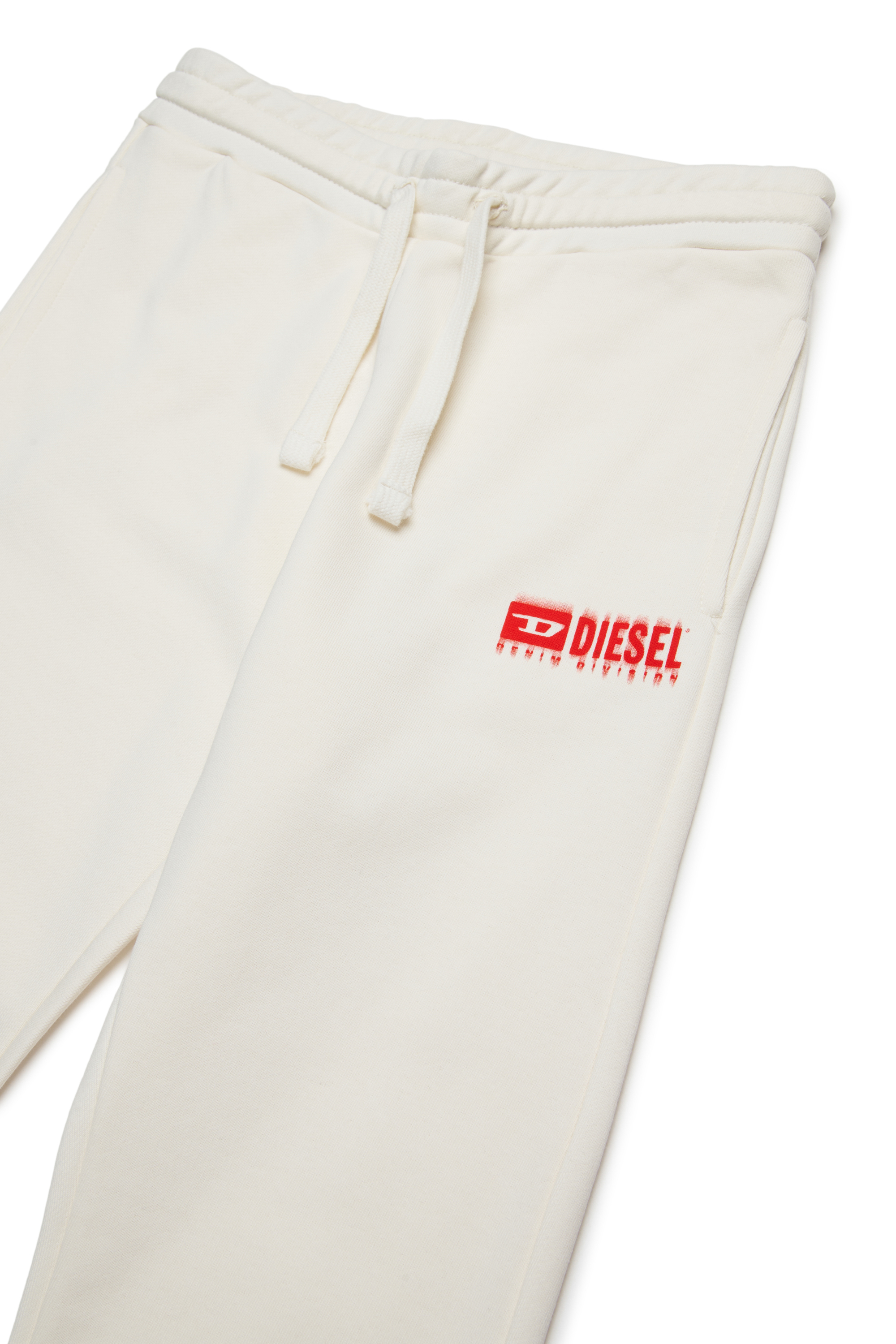 Diesel - PBASE, Pantalones deportivos con logotipo manchado Hombre in Blanco - 3