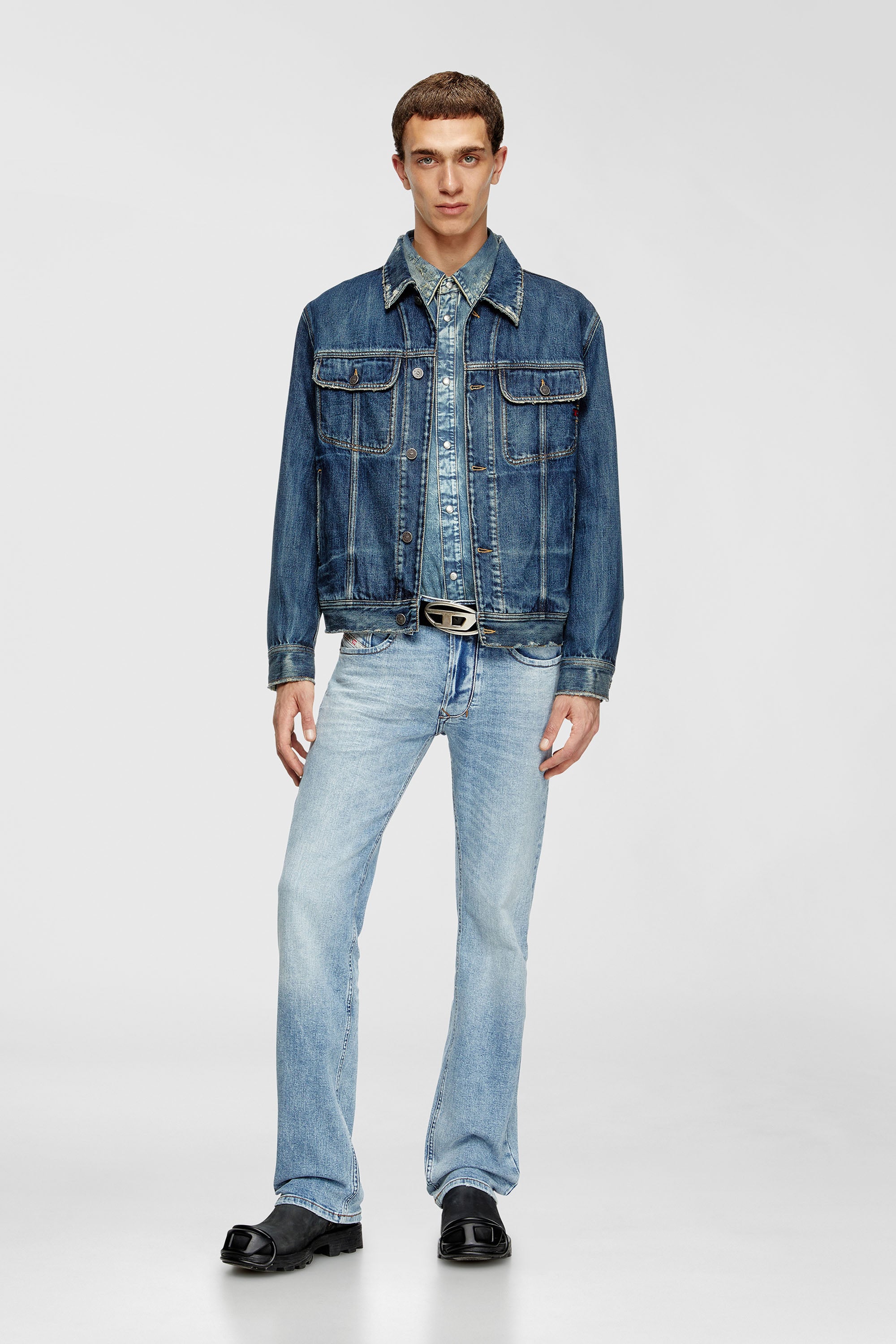 Diesel - Regular Jeans 1985 Larkee 0DBDV Hombre, Azul Claro - 2