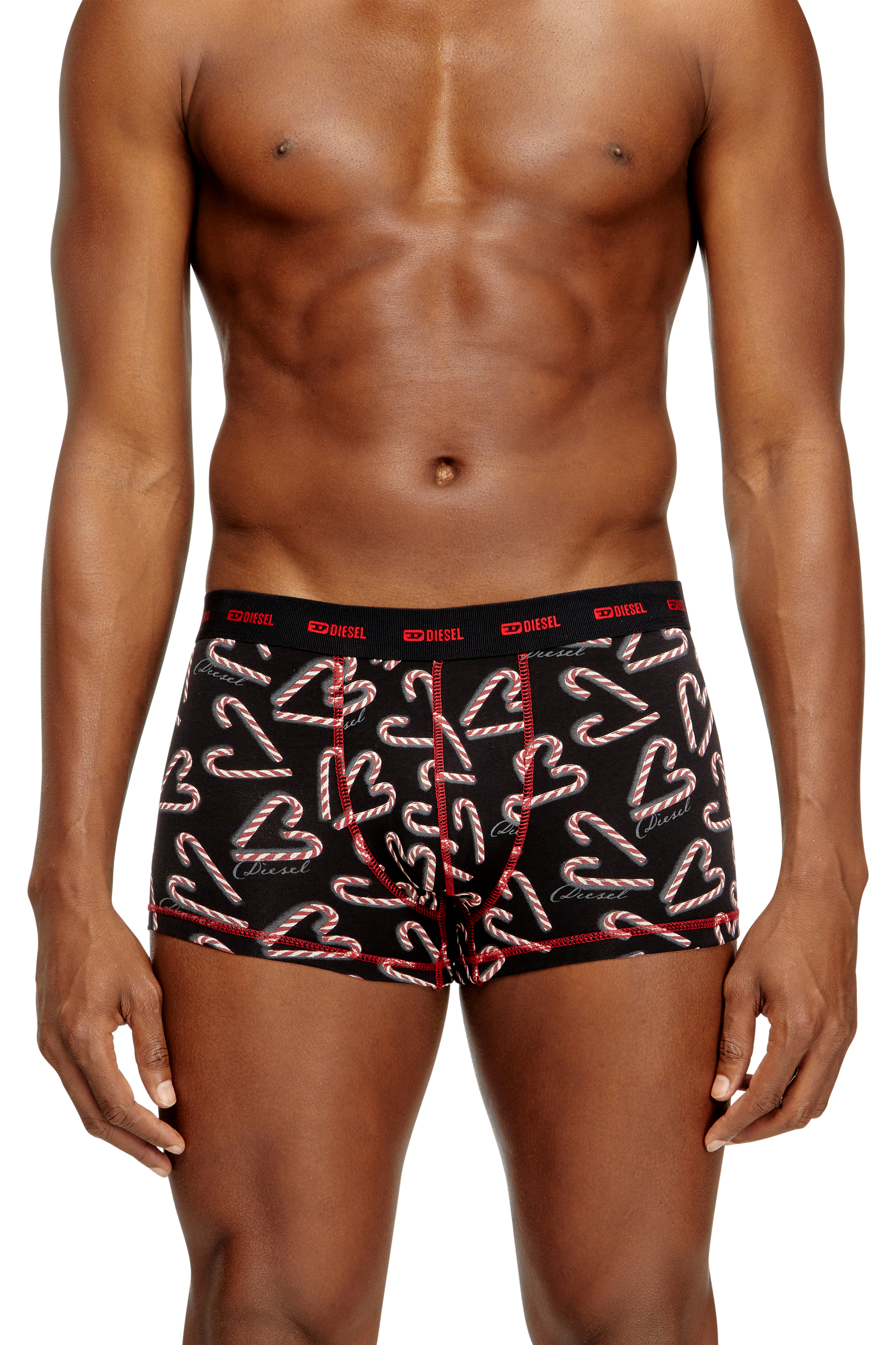 Diesel - DAMIEN-GFT-UTLT-3PACK, Juego de tres b&oacute;xers de algod&oacute;n el&aacute;stico Hombre in Multicolor - 3