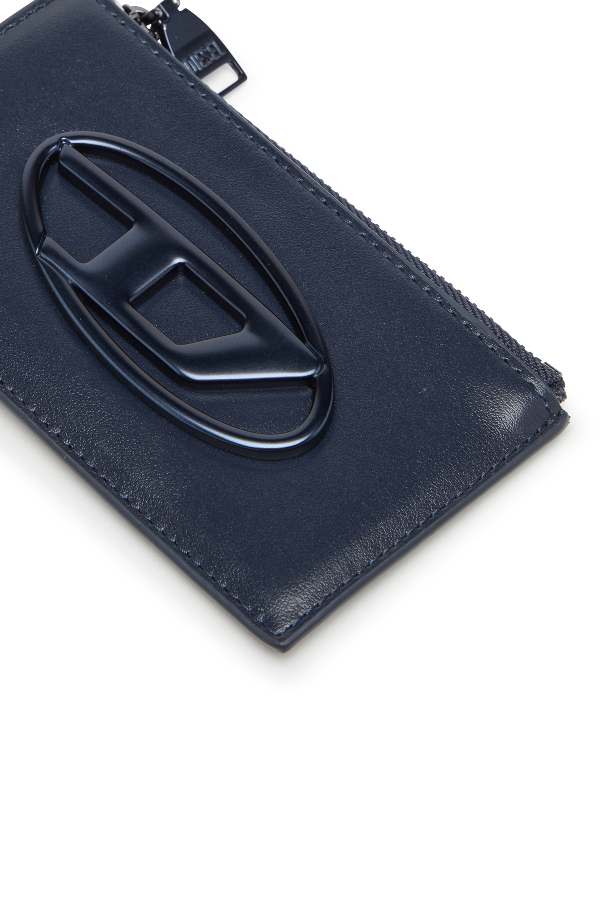 Diesel - HOLI-D CARD HOLDER III, Tarjetero de cuero Hombre in Azul marino - 3