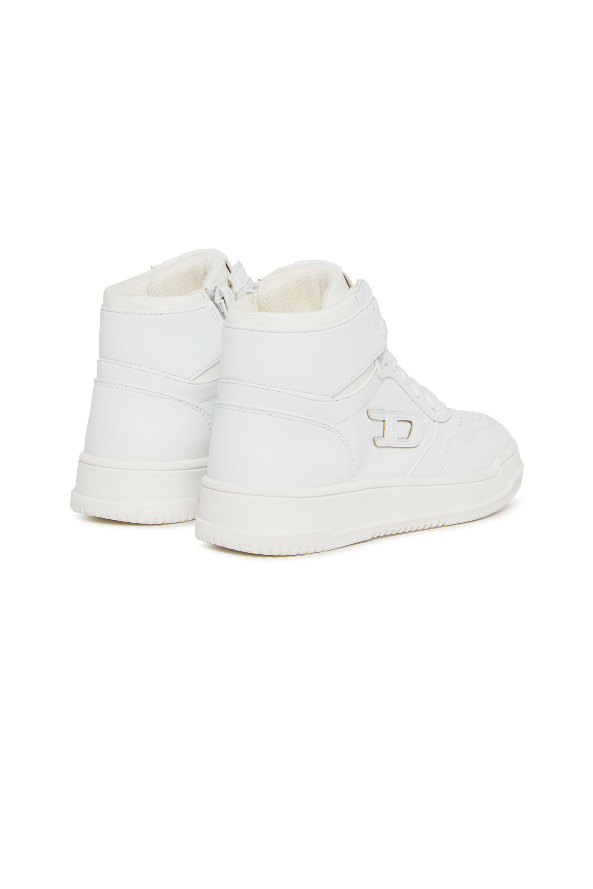 Diesel - S-COU-HI, S-COU-HI-Zapatillas altas con detalle D Unisex in Blanco - 3
