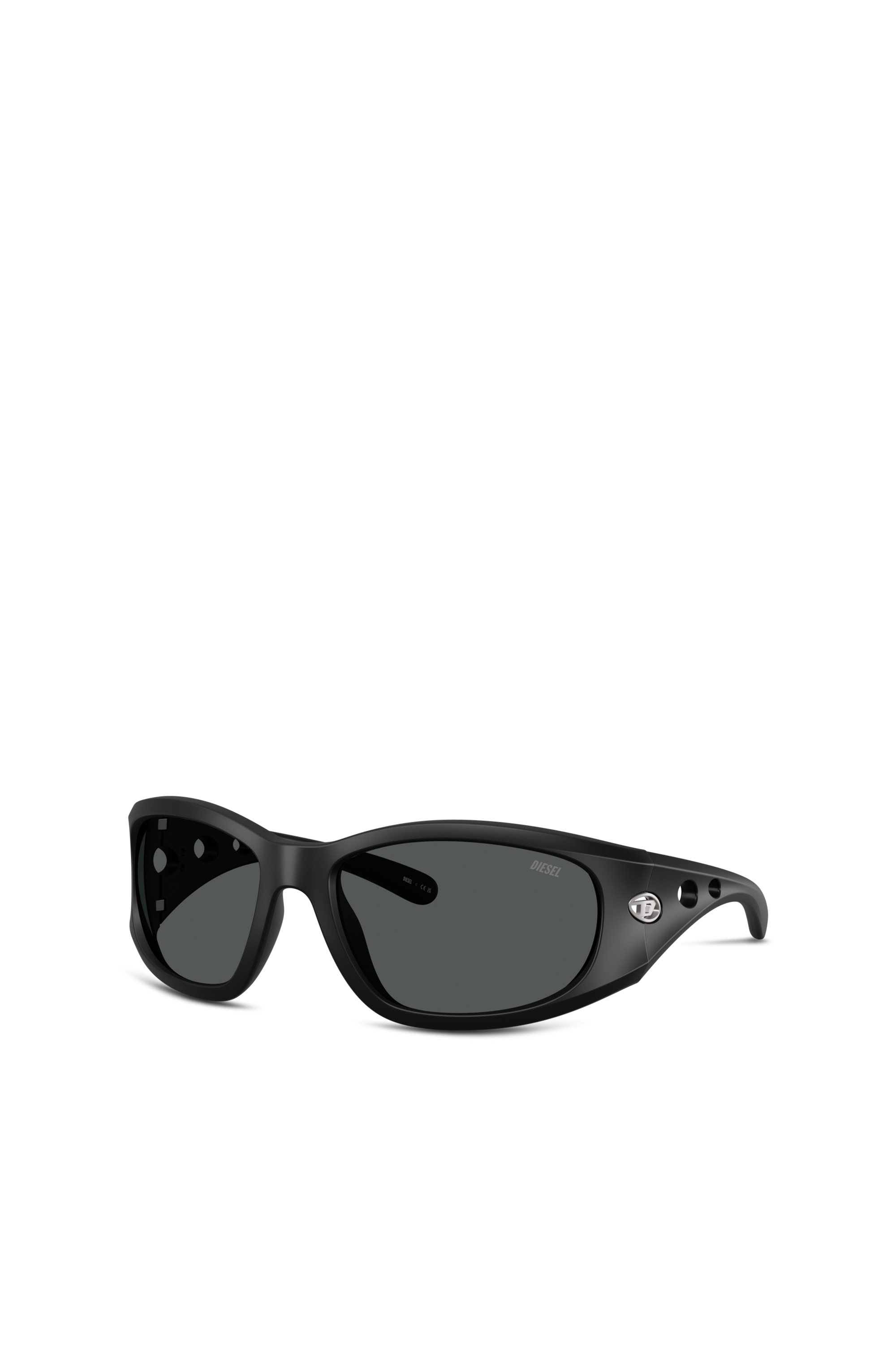 Diesel - 0DL3012U, Gafas de sol rectangulares Unisex in Negro - 4