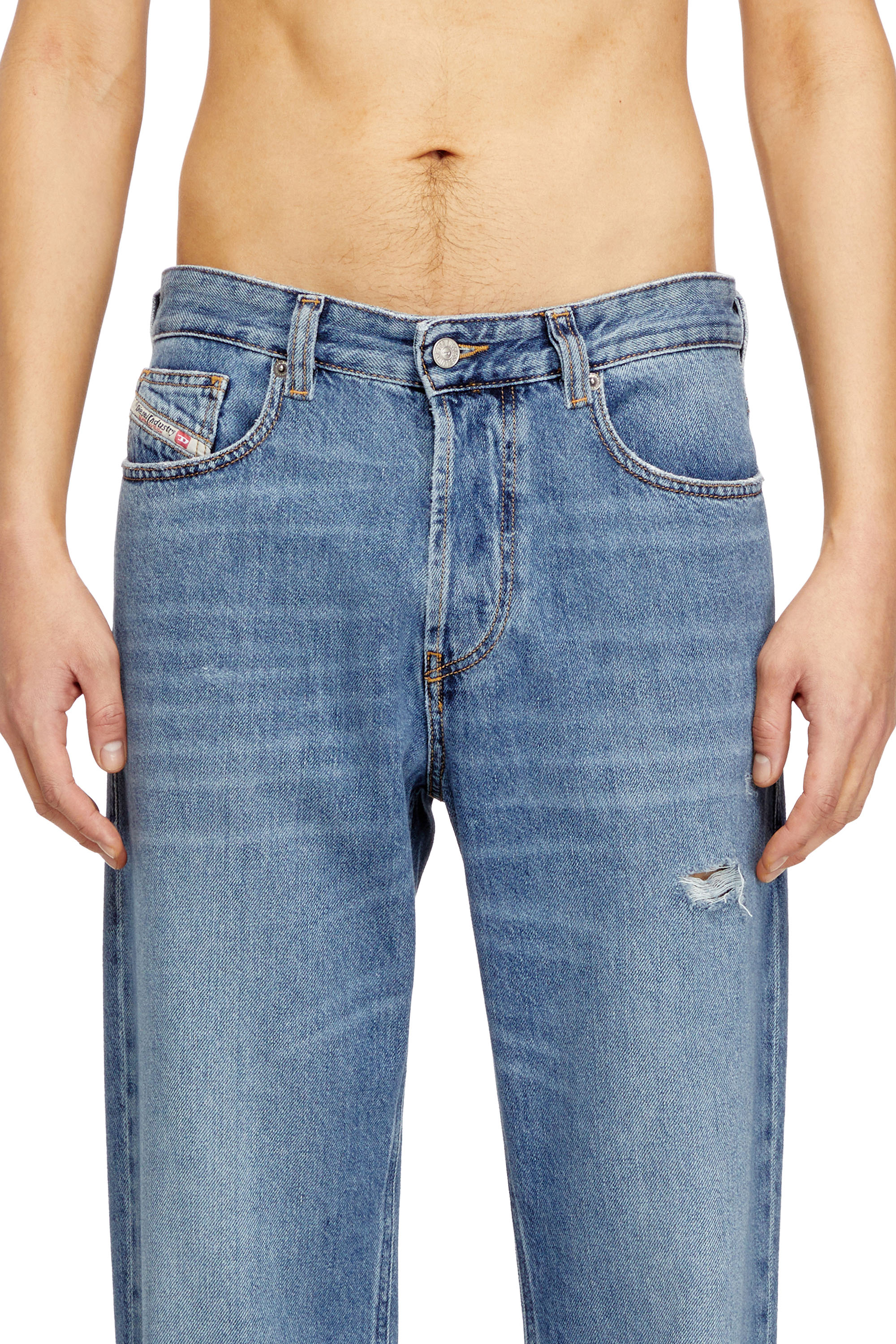 Diesel - Regular Jeans 2024 D-Macs 09N69 Hombre, Azul Claro - 5