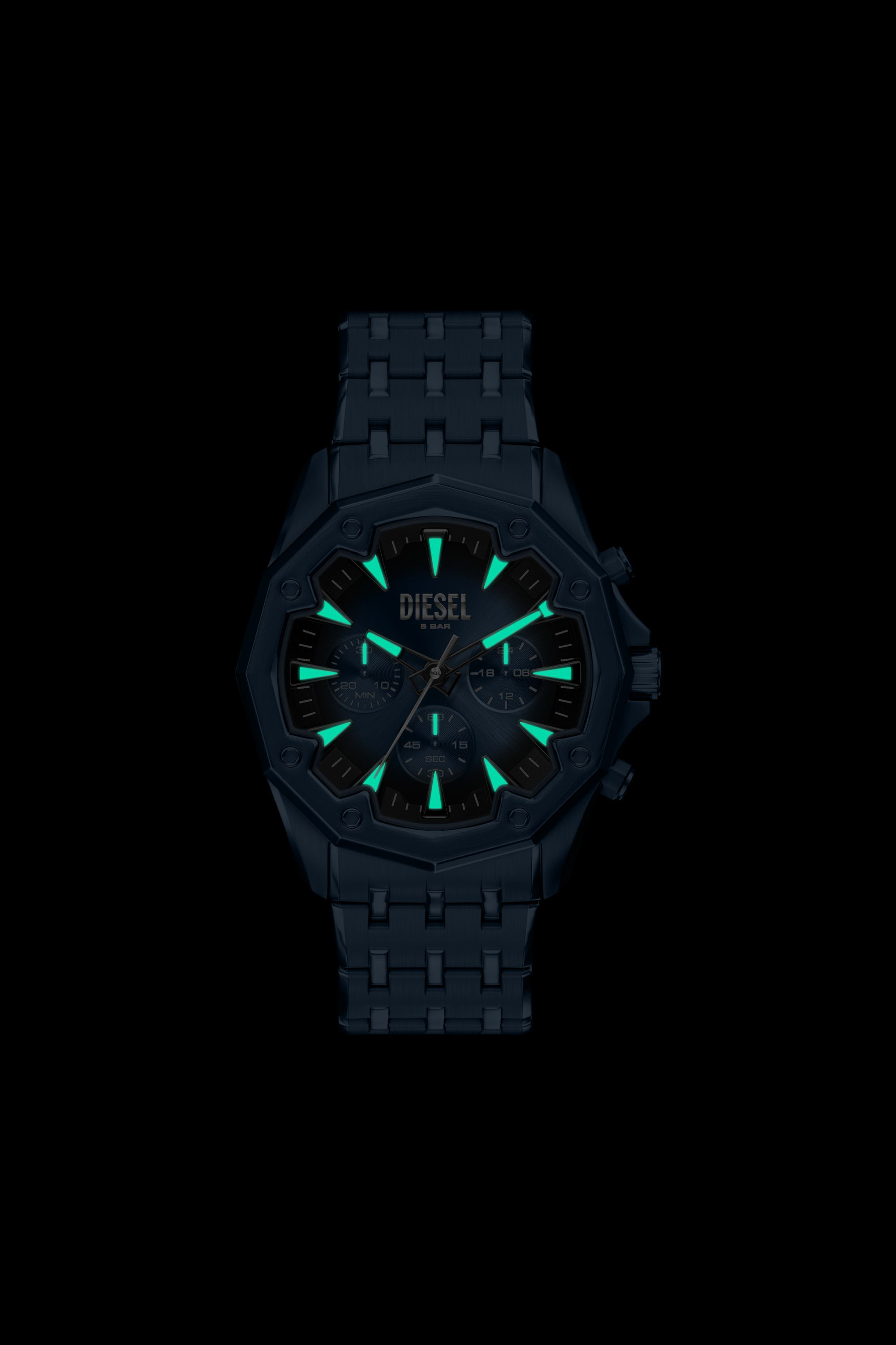 Diesel - DZ4705 WATCH, Reloj Stinger de acero inoxidable azul Hombre in Azul marino - 6