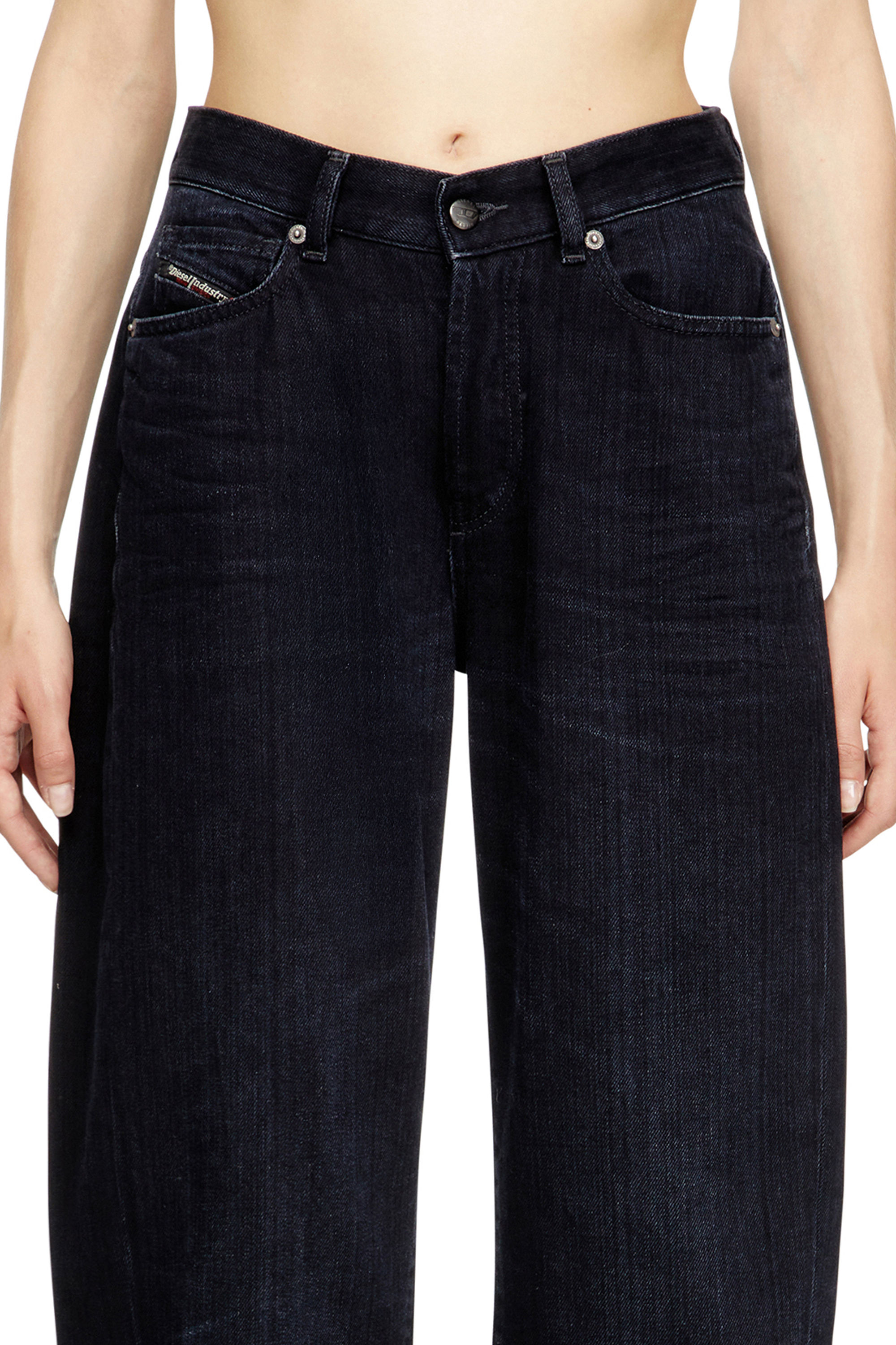 Diesel - Relaxed Jeans 1974 D-Ellz 09L54 Mujer, Azul Oscuro - 4