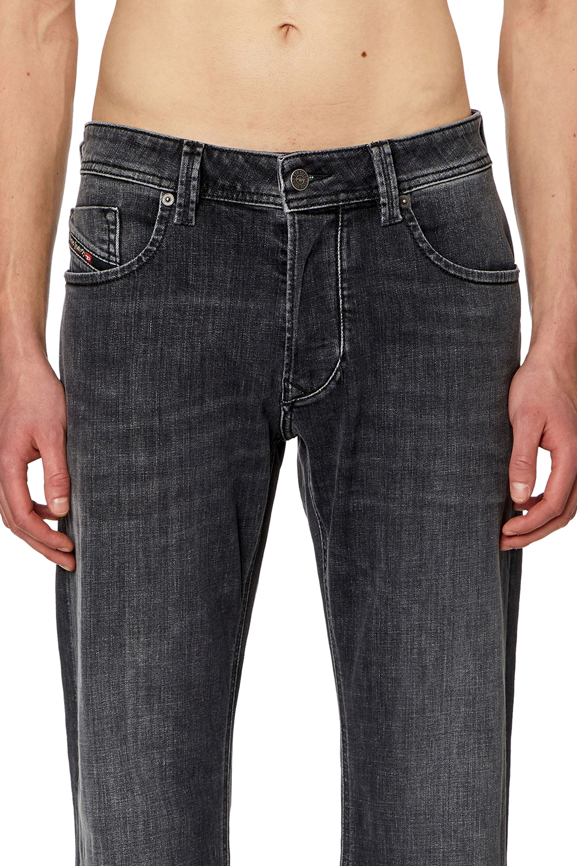 Diesel - Straight Jeans 1985 Larkee 09H29, Negro/Gris oscuro - Image 3